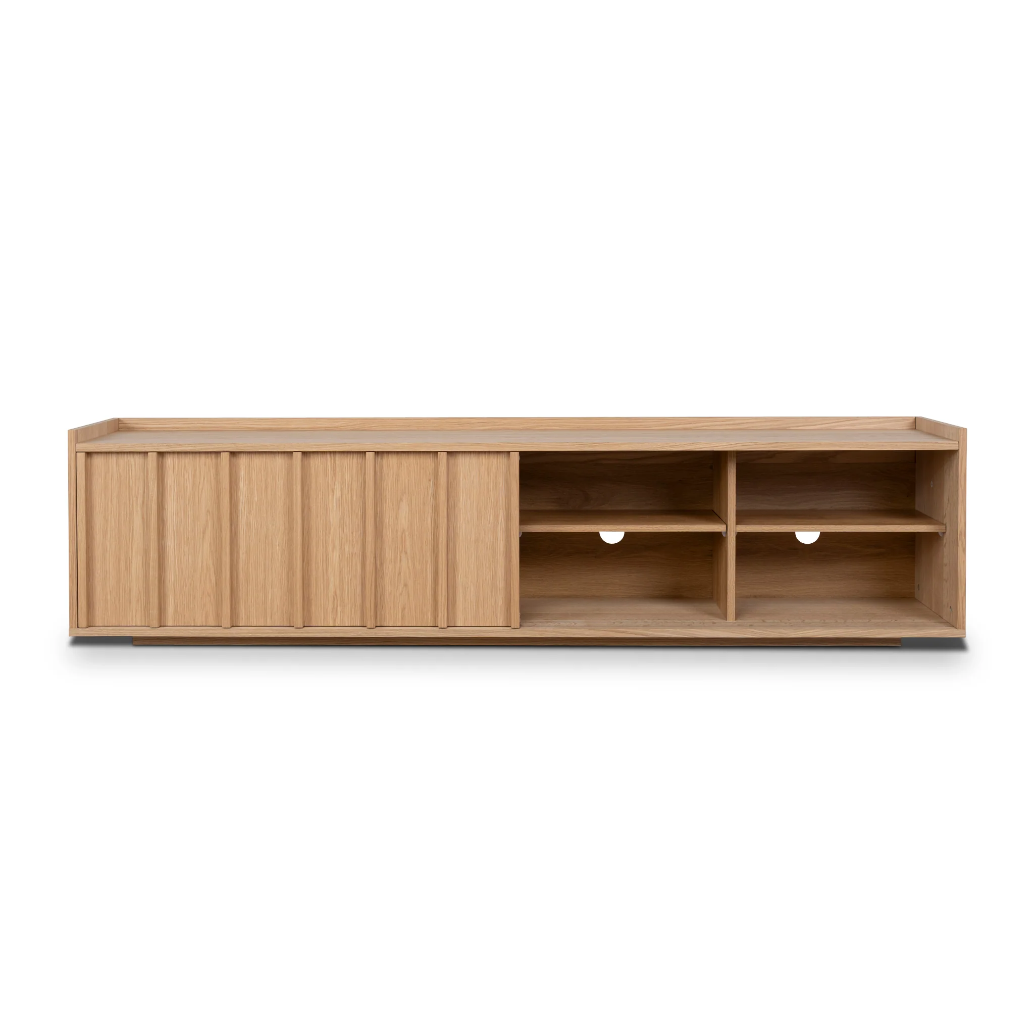 Kobus 2m Wooden TV Entertainment Unit - Natural - Image 6