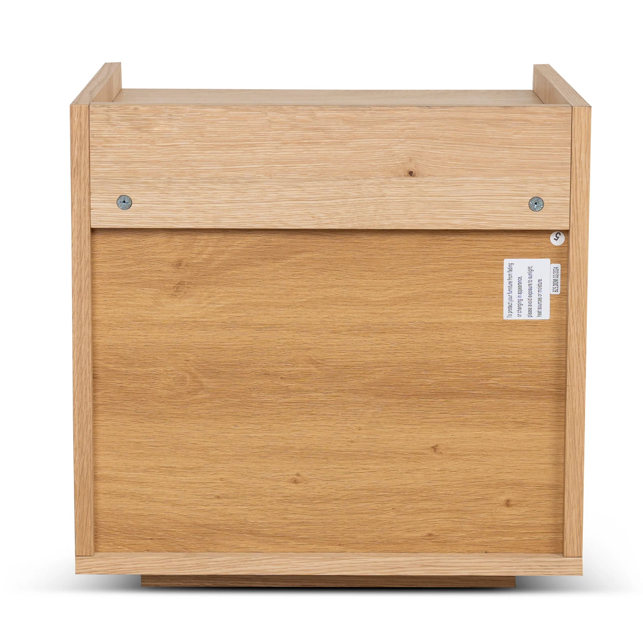 Kobus 50cm Bedside Table - Natural - Image 6