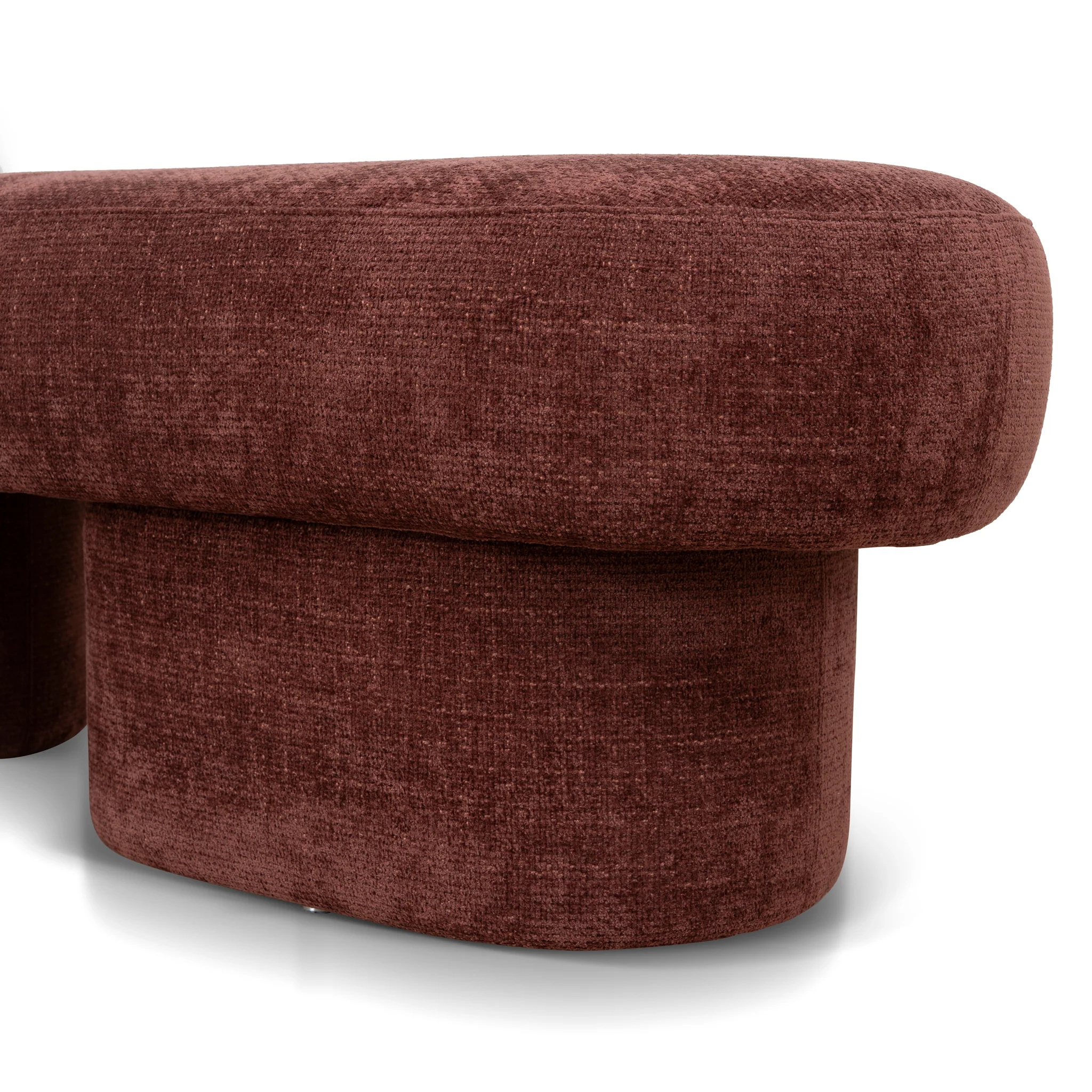 Kopitar 1.5m Long Ottoman Bench - Lila Burgundy - Image 5