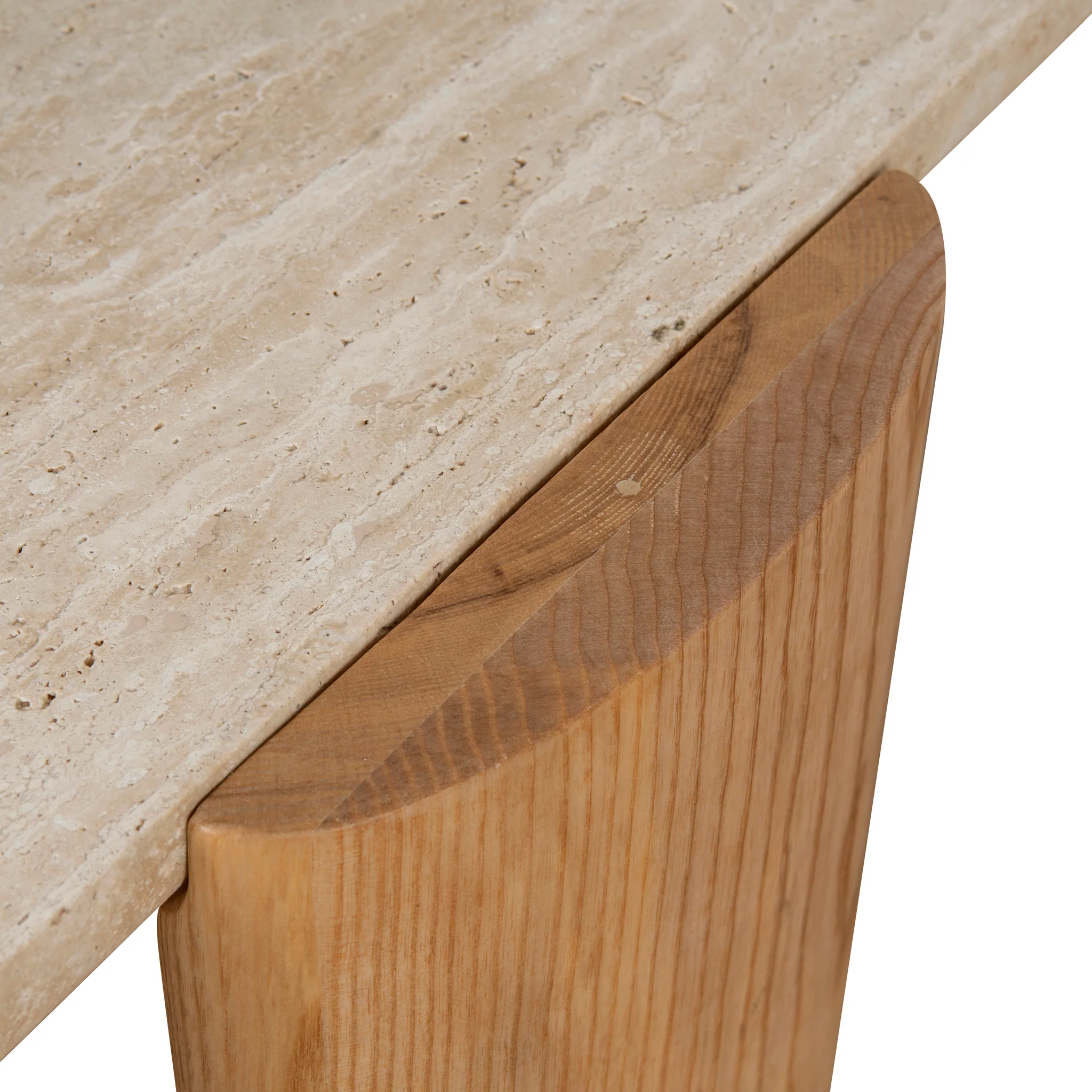 Larisa 100cm Travertine Coffee Table - Natural - Image 5