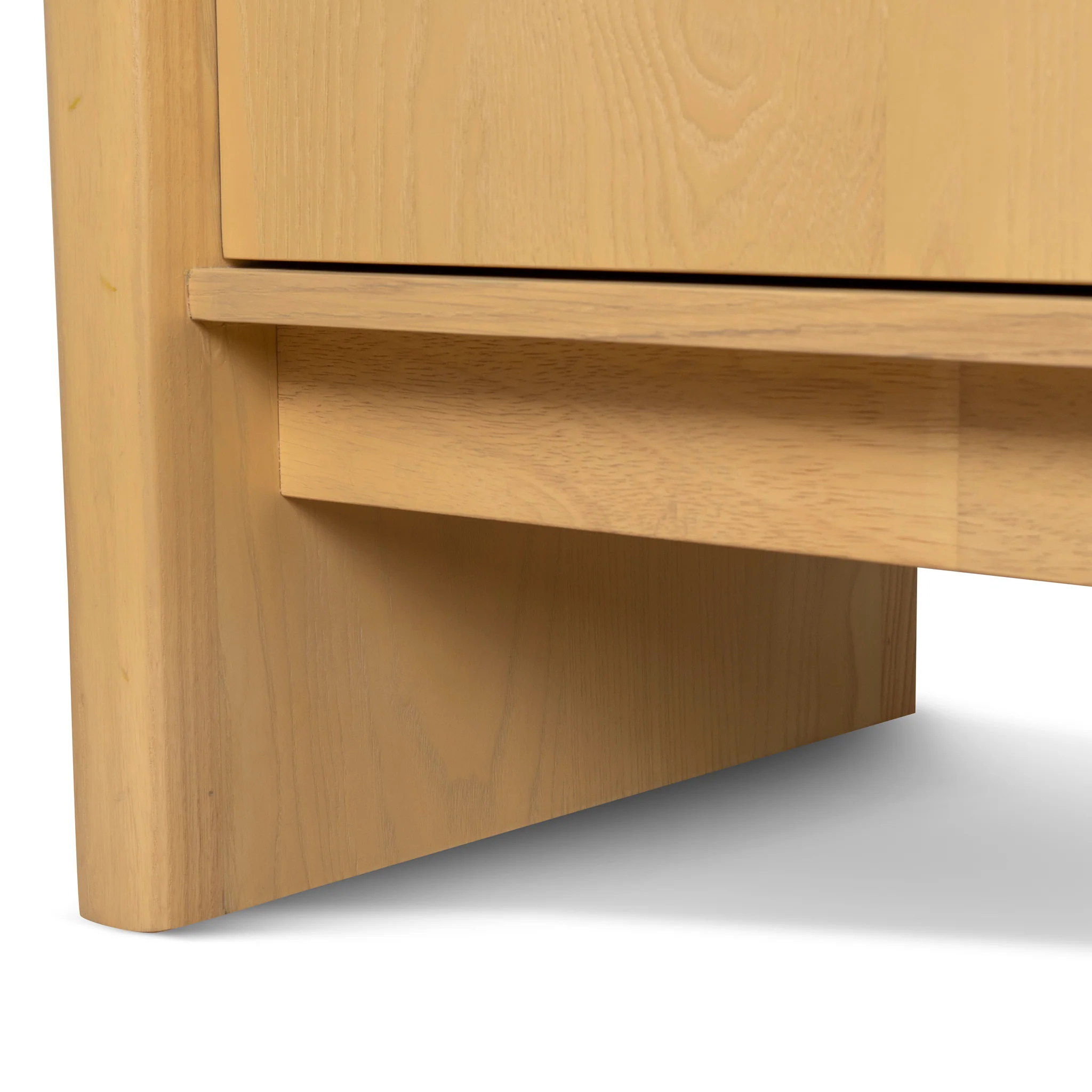 Linden 2.1m Travertine Top Sideboard Unit - Creme Ash - Image 18