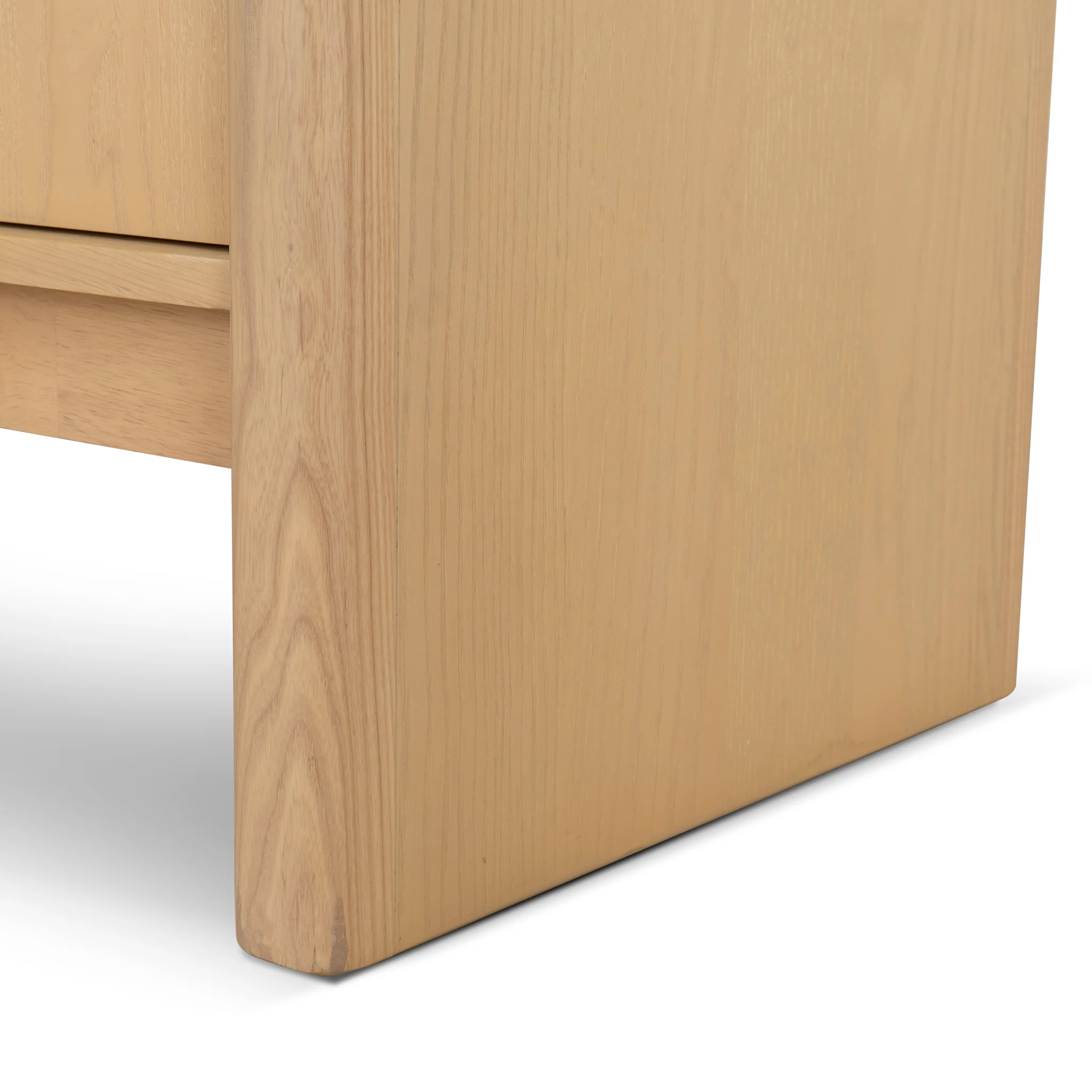 Linden 2.1m Travertine Top TV Entertainment Unit - Creme Ash - Image 17