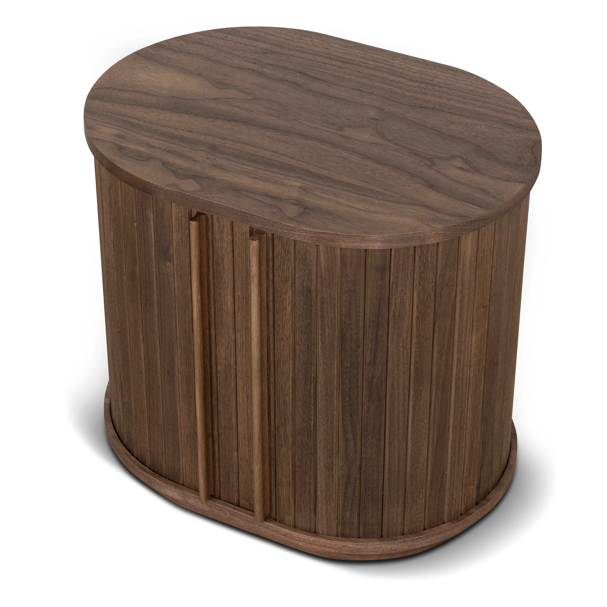 Linea 55cm Side Table - Walnut - Image 6