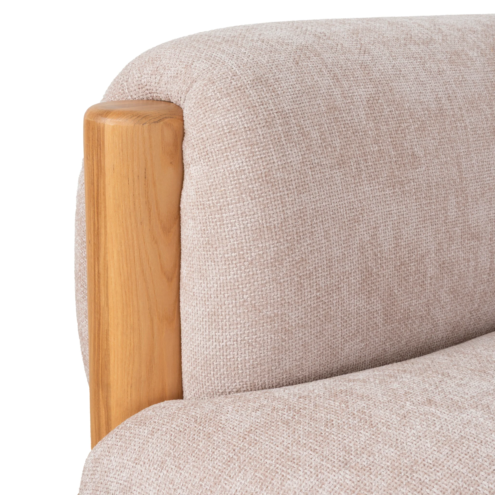 Luca Natural Armchair - Blush Linen - Image 13