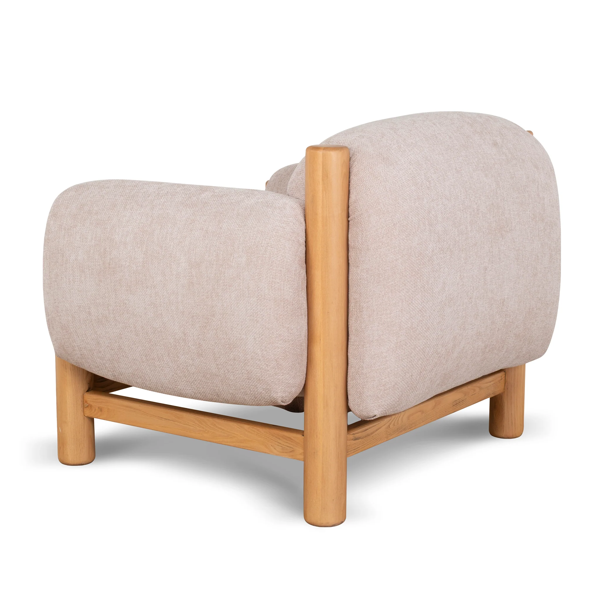 Luca Natural Armchair - Blush Linen - Image 6