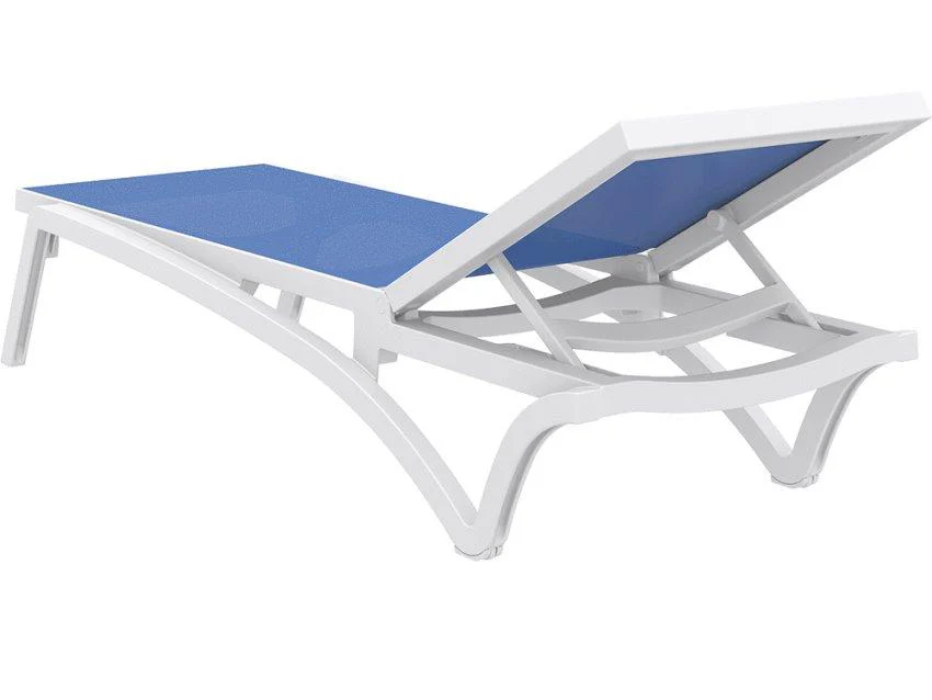 Pantha Outdoor Sun Lounger - Blue - Image 4