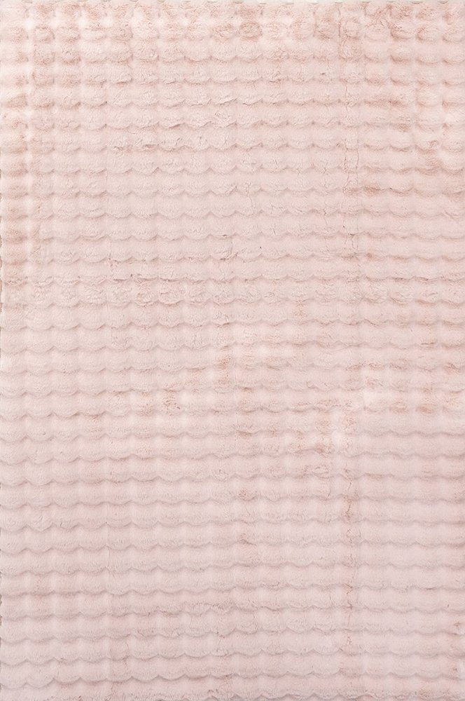 Marill 270cm x 180cm Bubbly Washable Rug - Blush