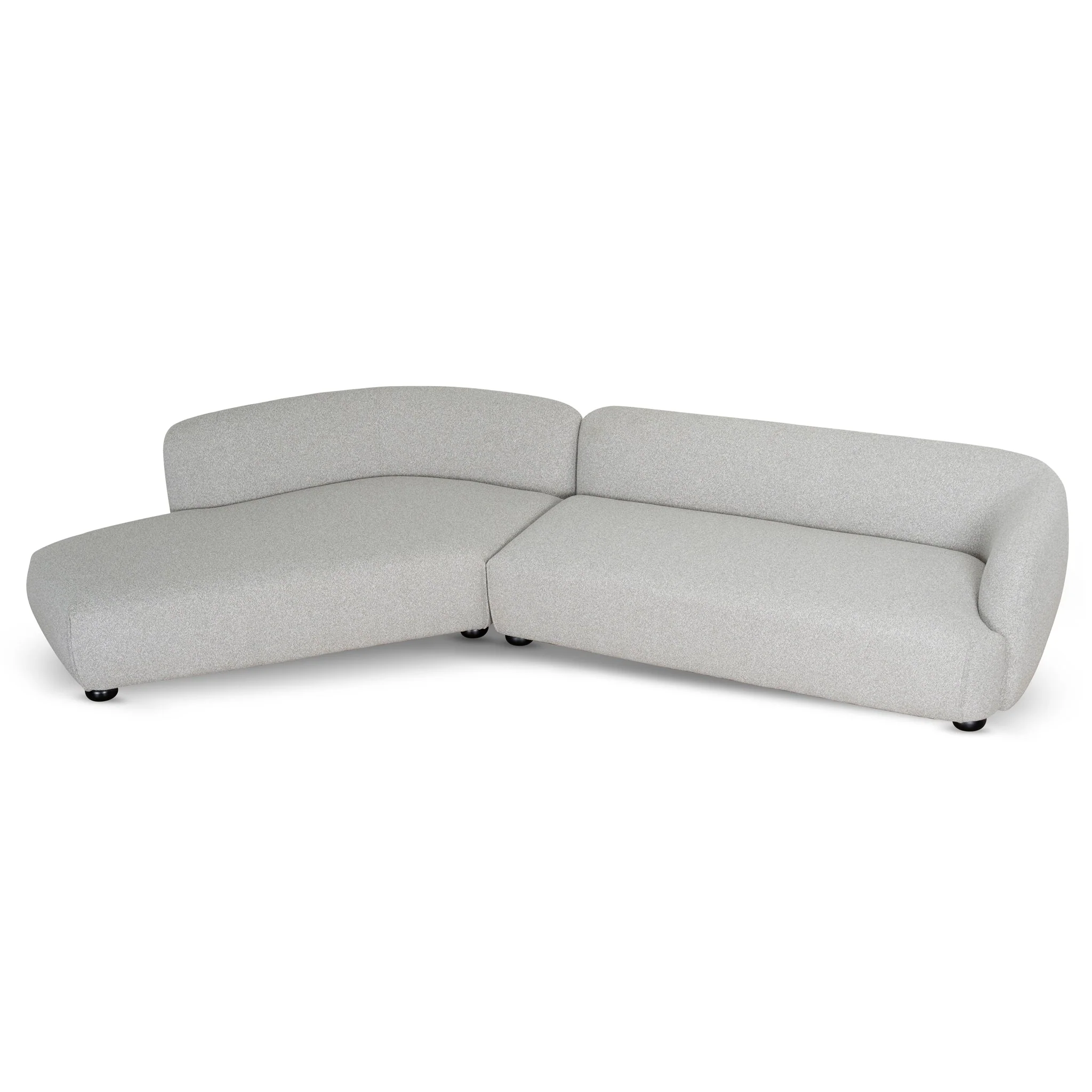 Marius 3 Seater Left Chaise Sofa - Clay Grey - Image 45