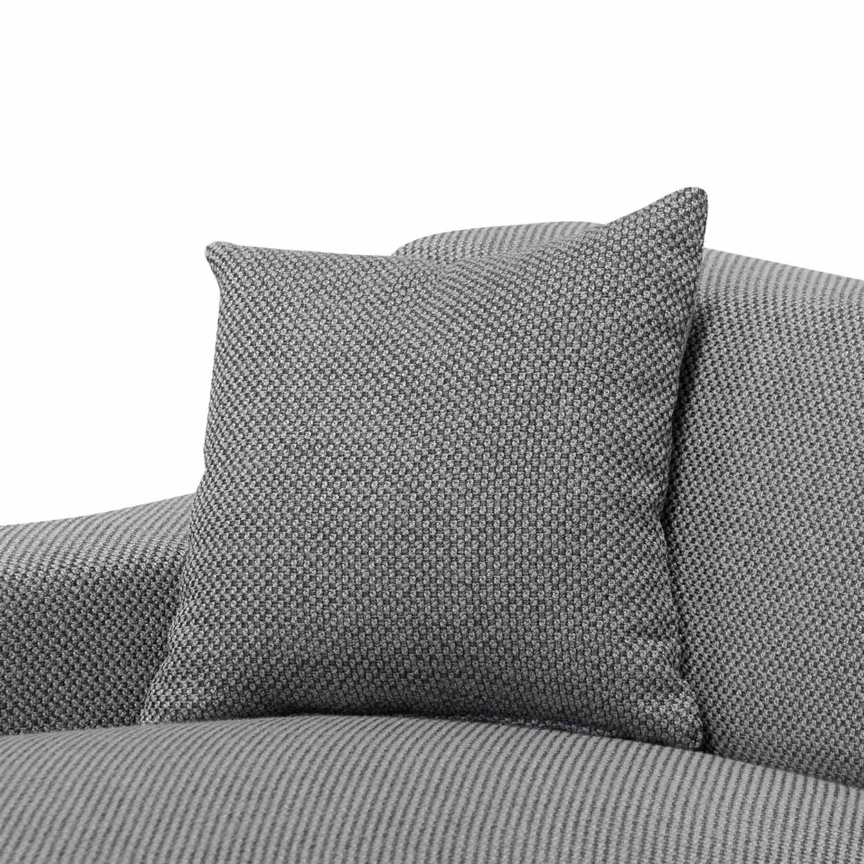 Marlin 3 Seater Left Chaise Fabric Sofa - Noble Grey - Image 6