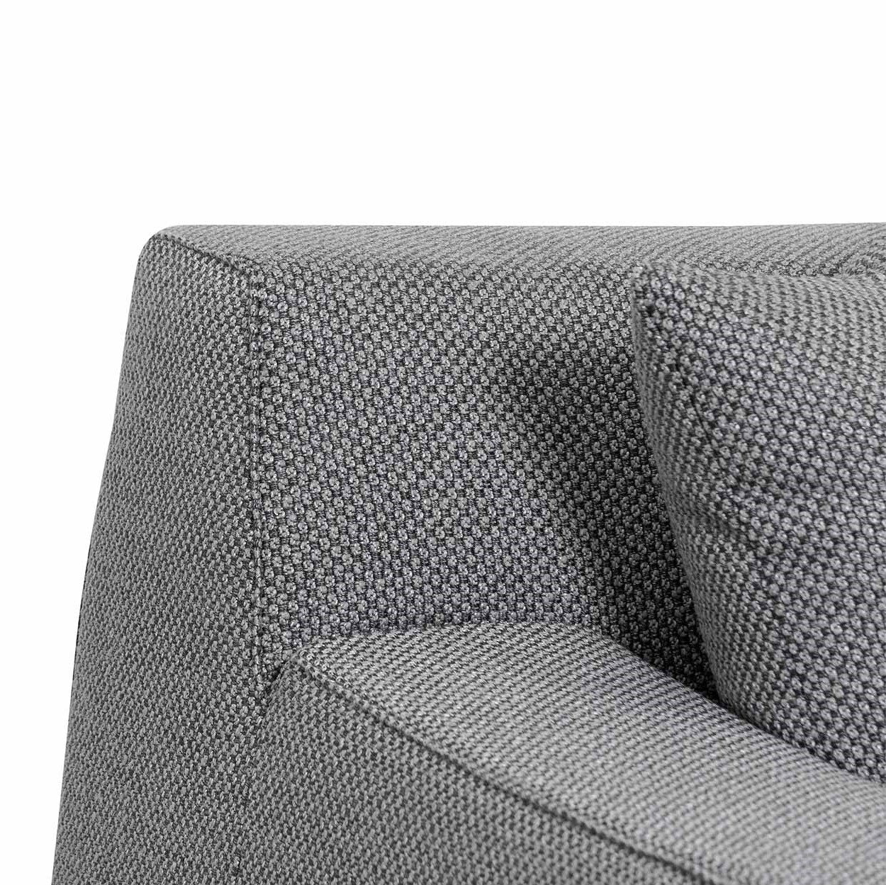 Marlin 3 Seater Right Chaise Fabric Sofa - Noble Grey - Image 5