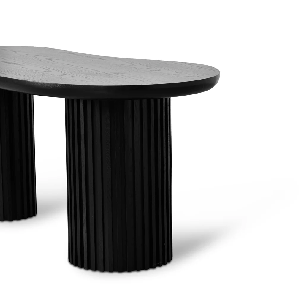 Marty 1.7m Office Desk - Black Oak - Image 8
