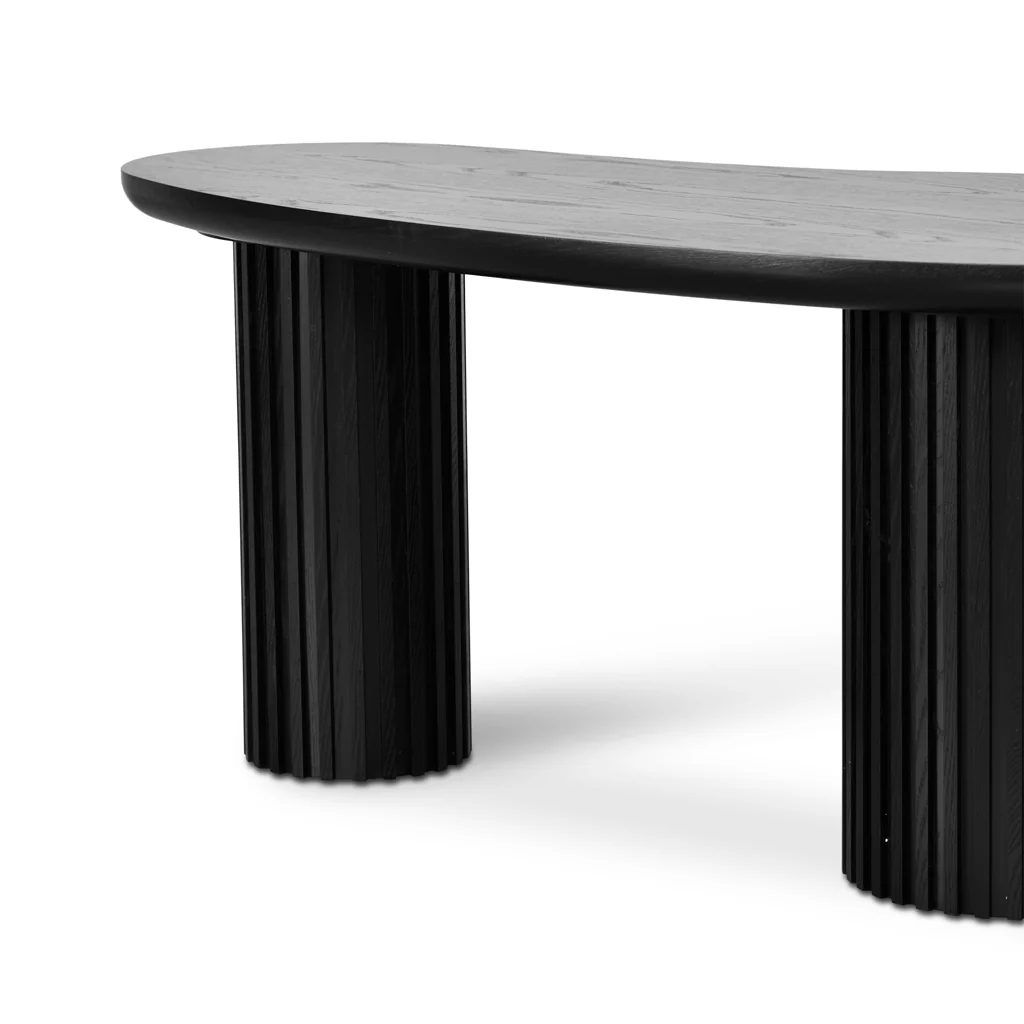 Marty 1.7m Office Desk - Black Oak - Image 9