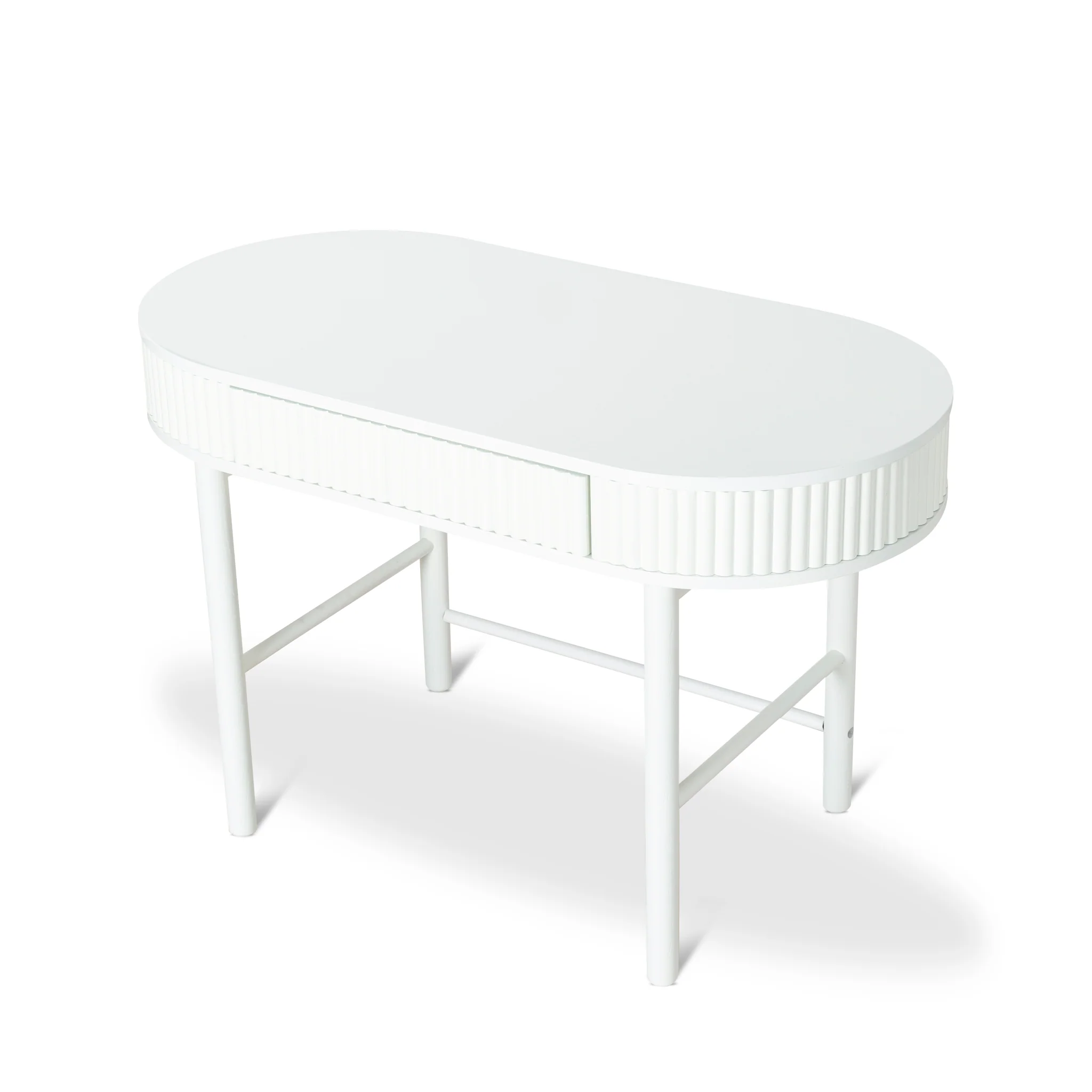 Melita 1.2m Home Office Desk - Warm White - Image 4