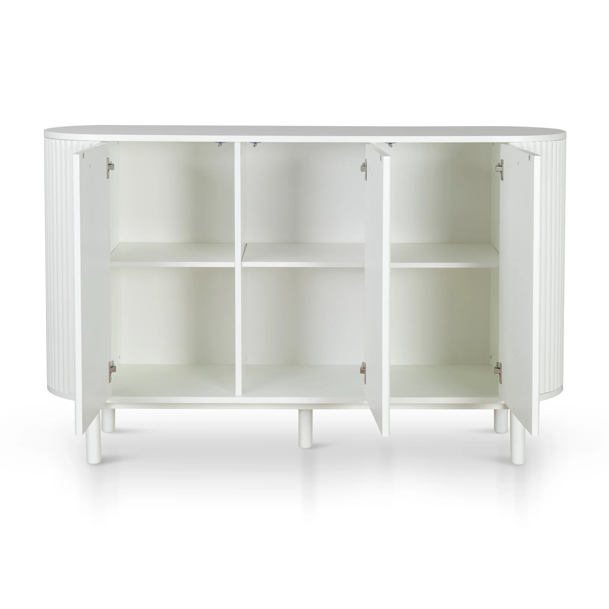 Melita 1.6m Sideboard Unit - Warm White - Image 3