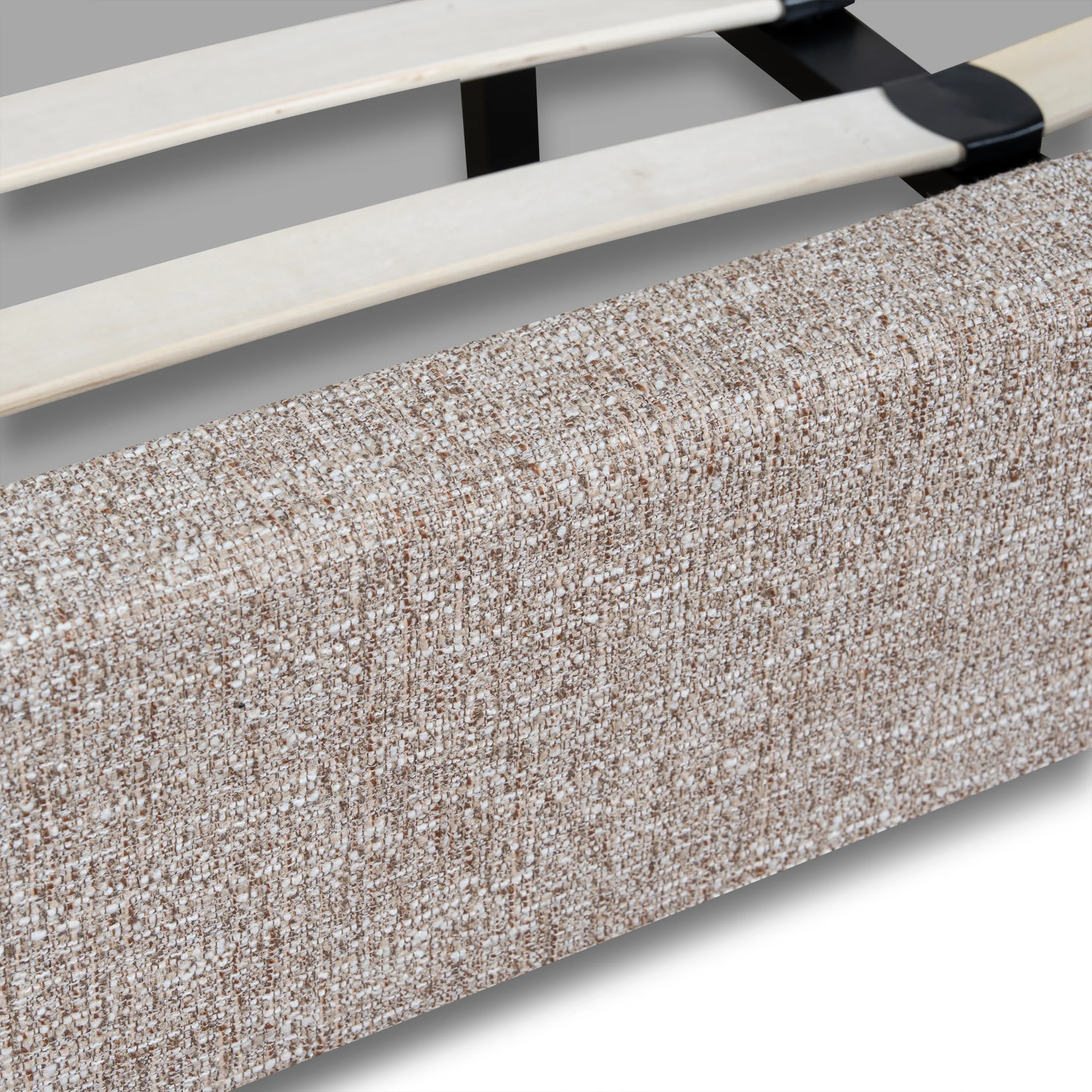 Meredith King Bed Frame - Stonish Beige - Image 12