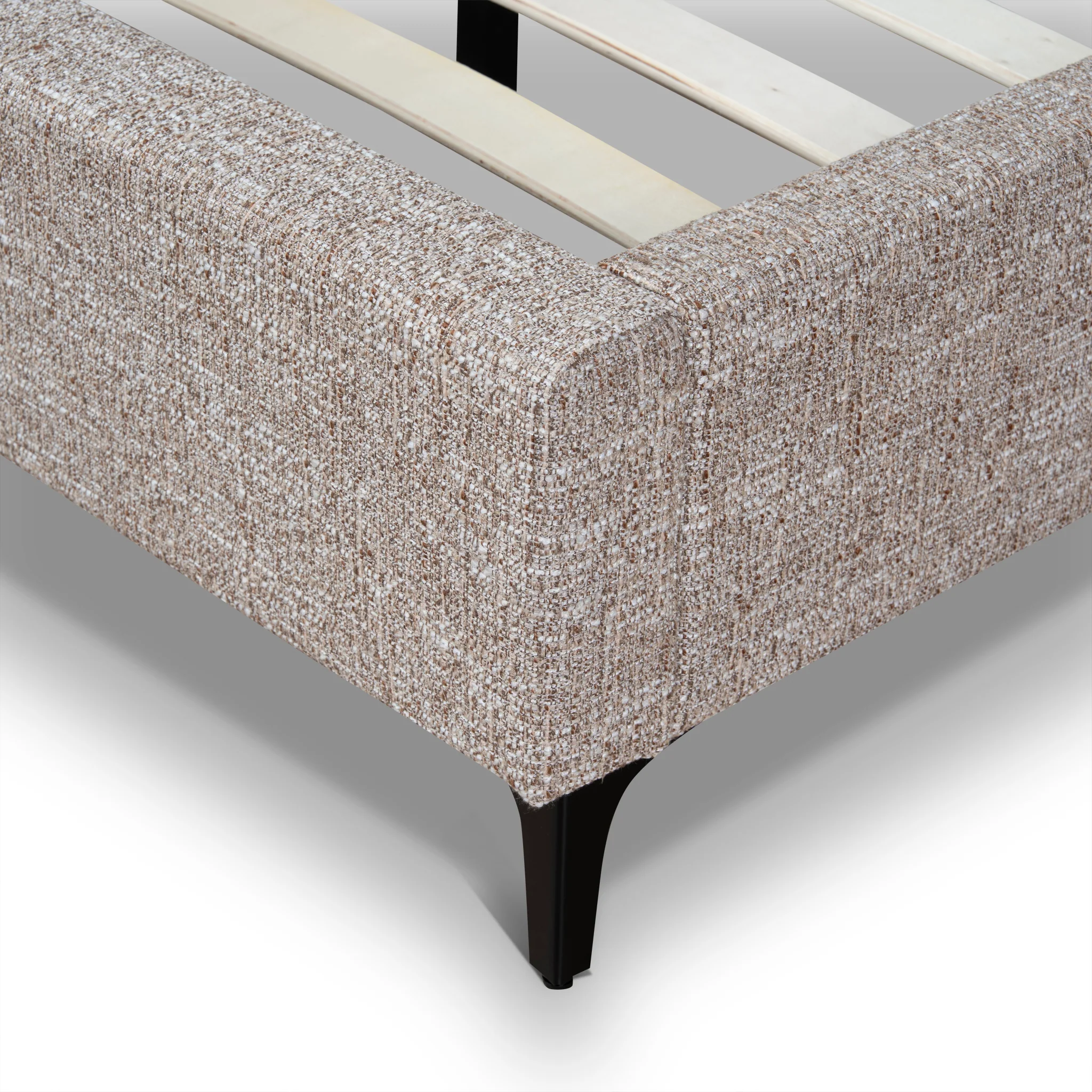 Meredith King Bed Frame - Stonish Beige - Image 14