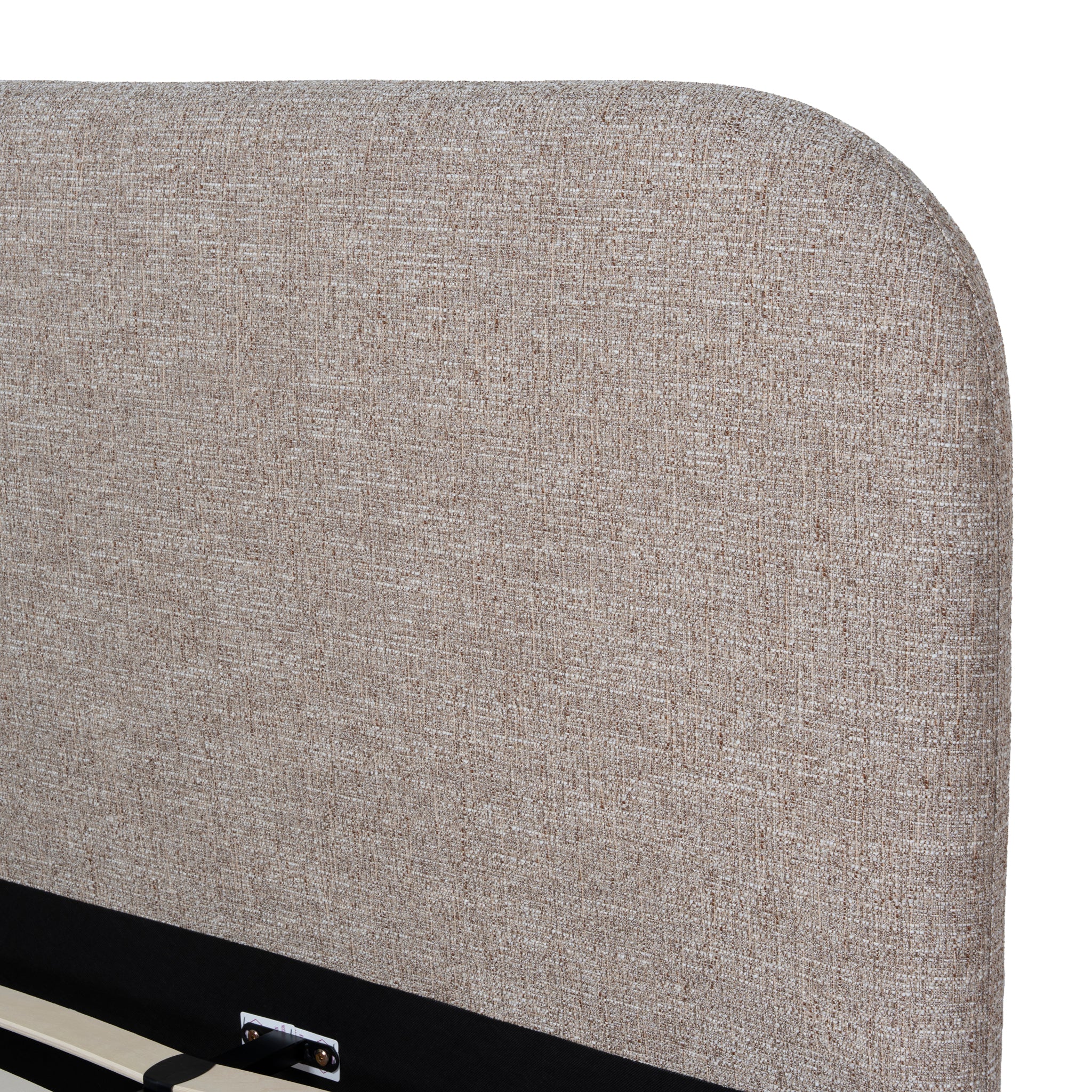 Meredith King Bed Frame - Stonish Beige - Image 6