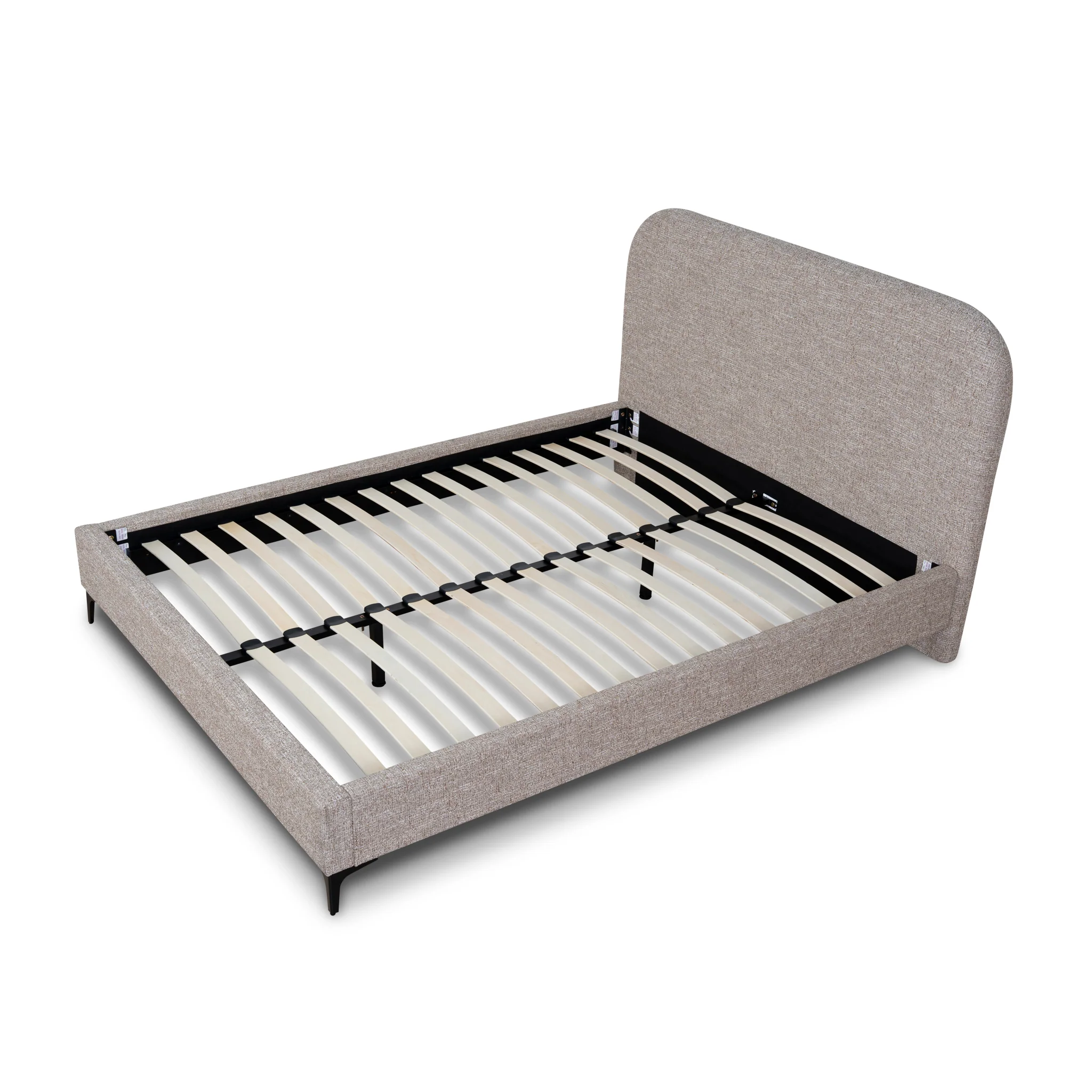 Meredith Queen Bed Frame - Stonish Beige - Image 3