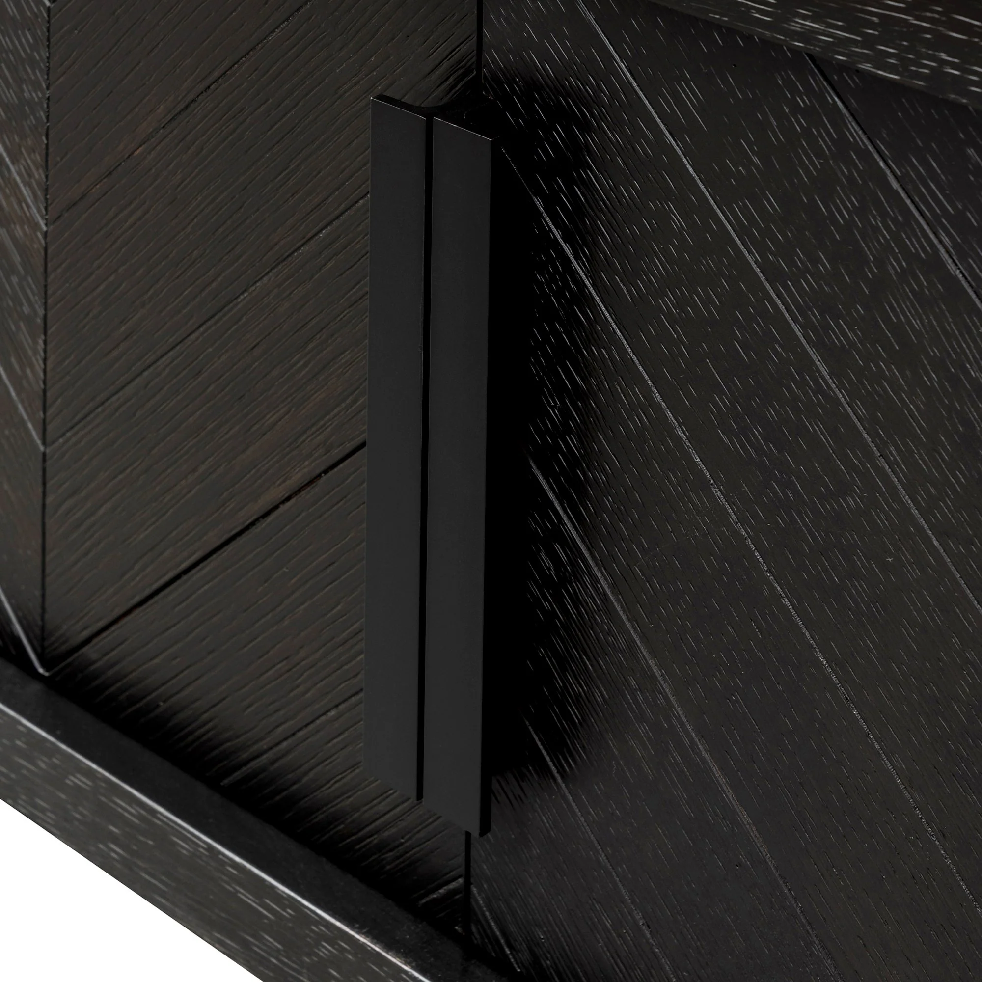 Miriam 180cm Oak TV Entertainment Unit - Textured Espresso Black - Image 6