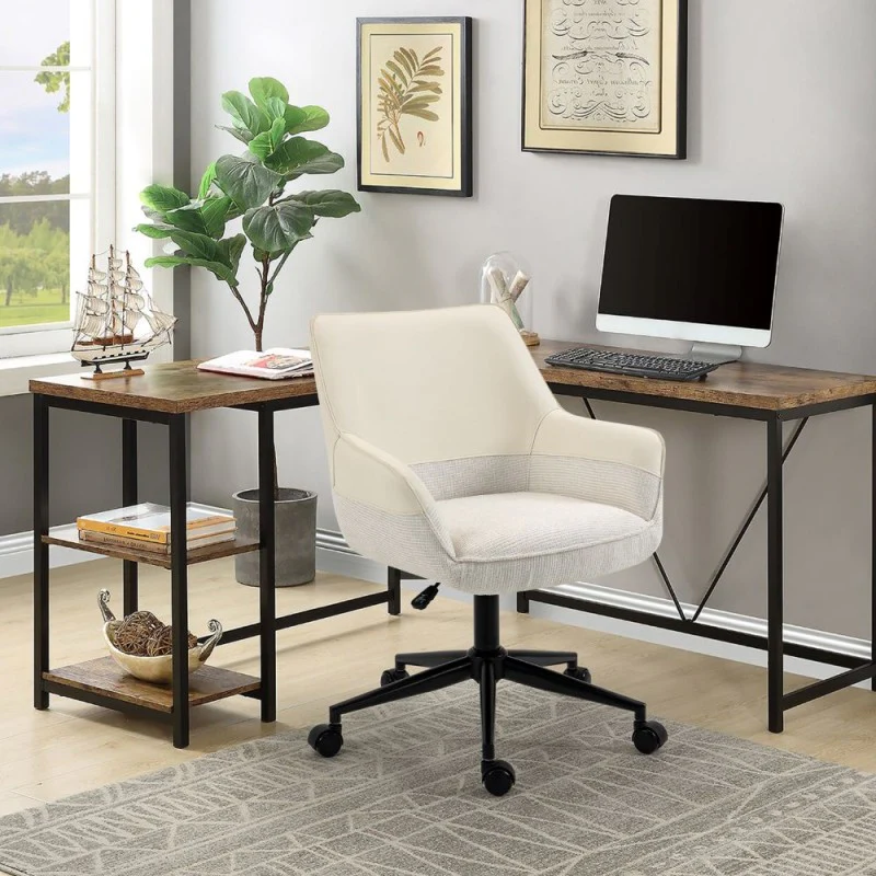 Modish Office Executive Chair - Beige - Image 5