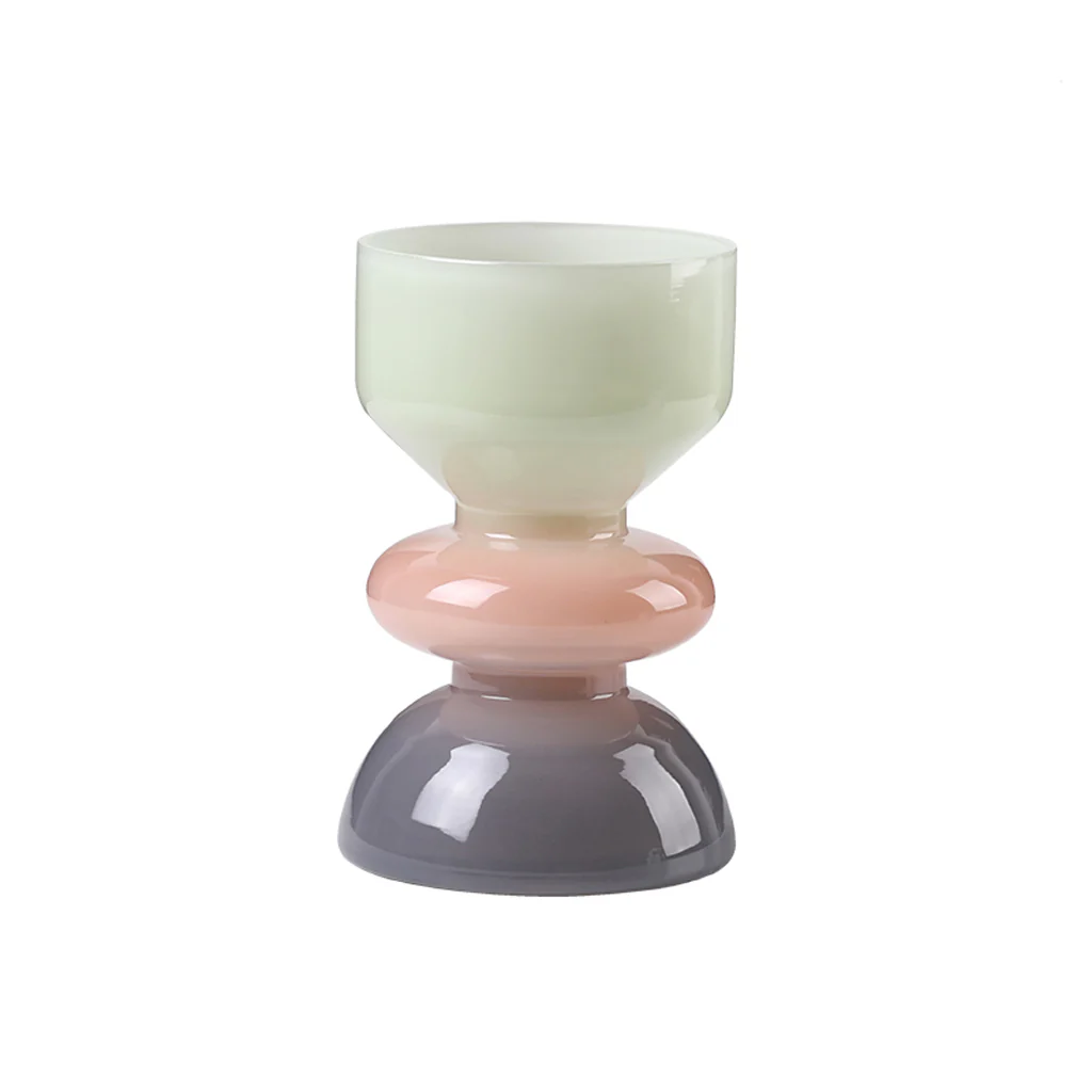 Molto Green Mouth Glass Vase B
