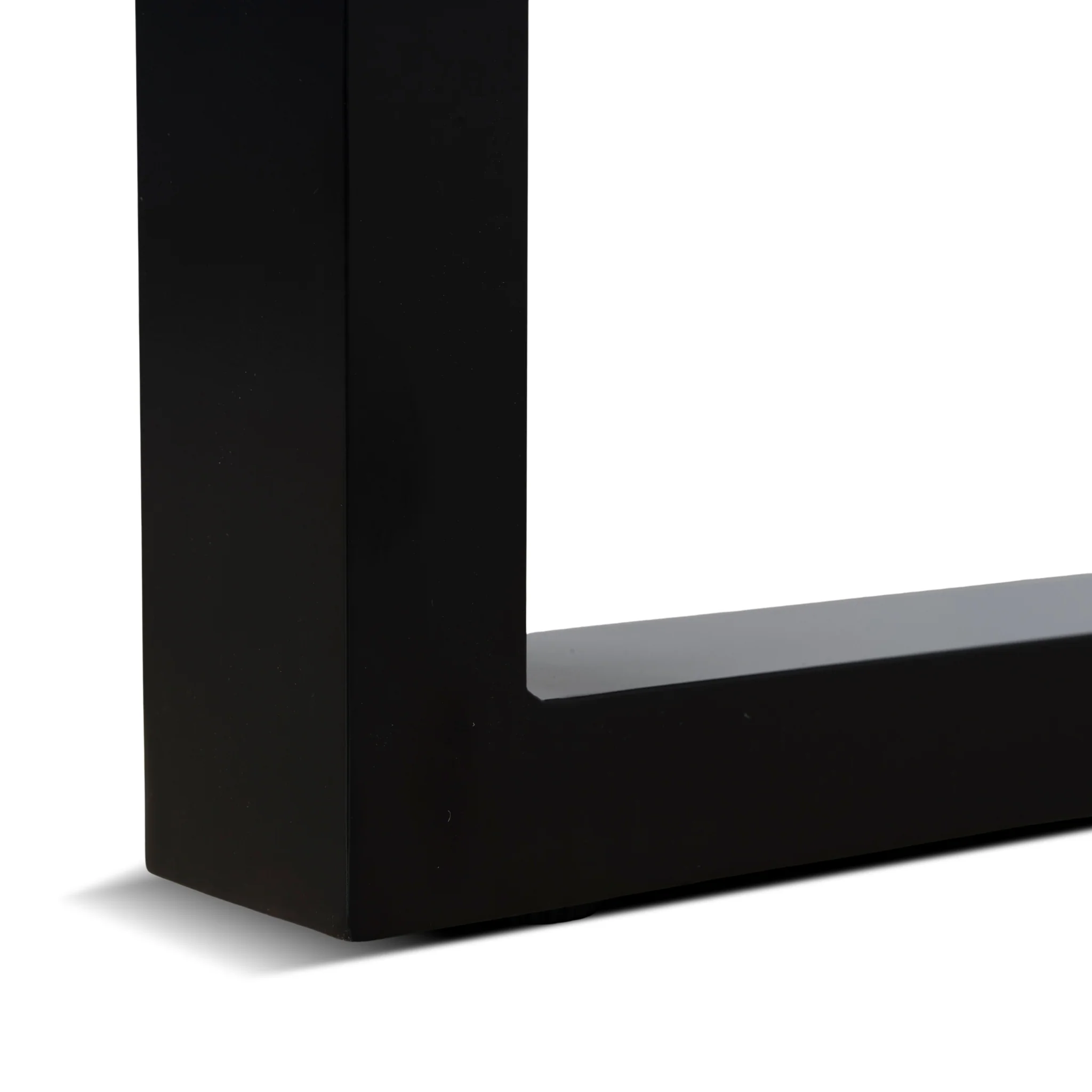 Monderra 2.3m Black Outdoor Dining Table - Natural - Image 9