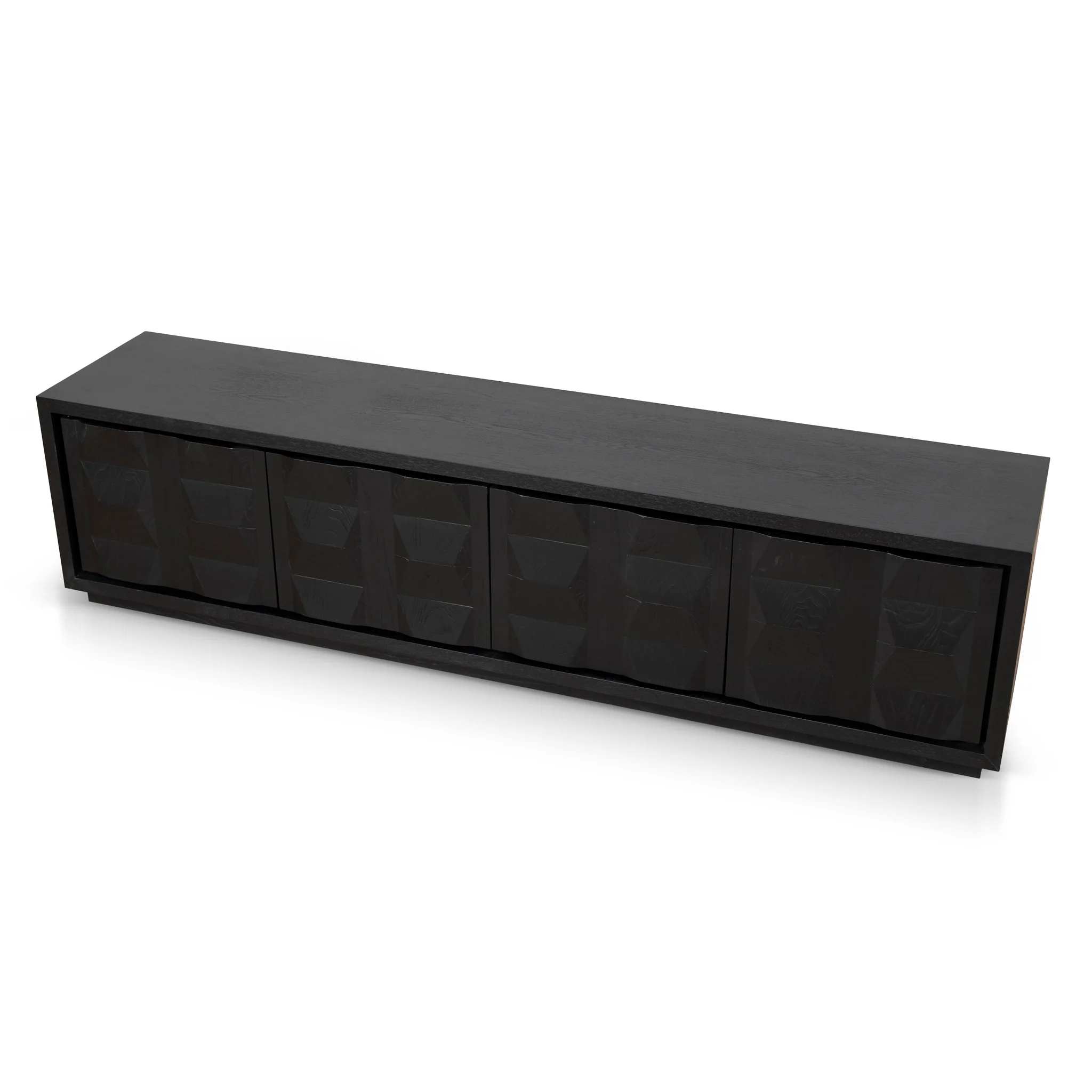 Monolith 2.2m TV Entertainment Unit - Full Black - Image 39