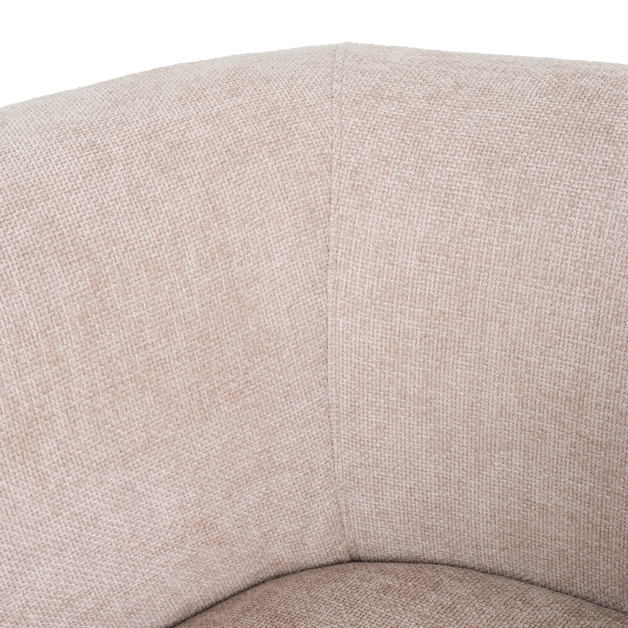 Montara Walnut Armchair - Blush Linen - Image 12