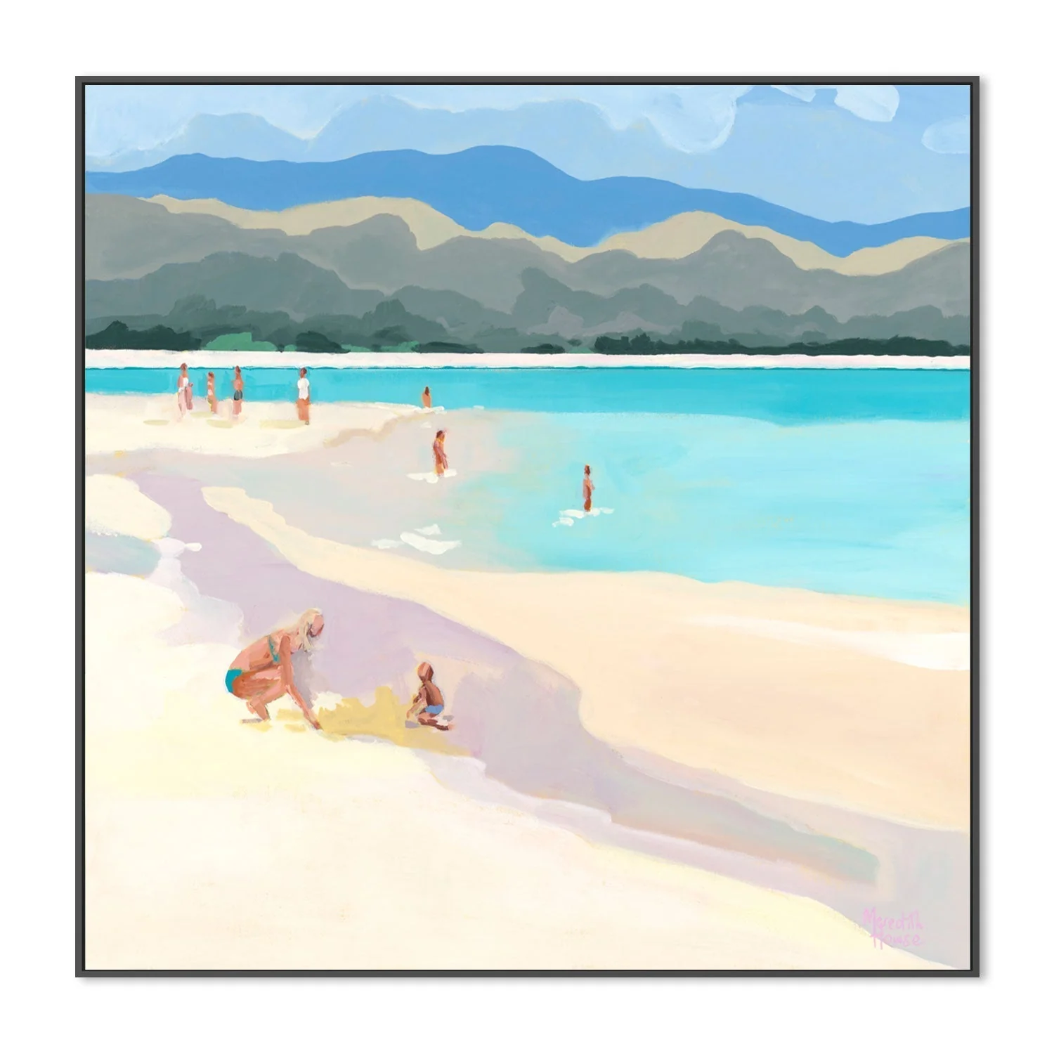 Mother And Child At Lanakai Beach, By Meredith Howse - Image 6