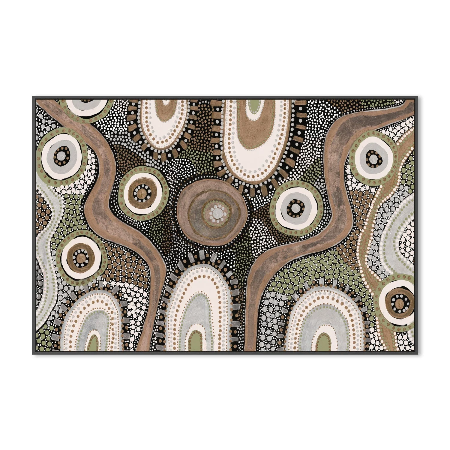 Mothers Love, Style A, Brown and Green Tones, By Tahni Derbin - Image 3