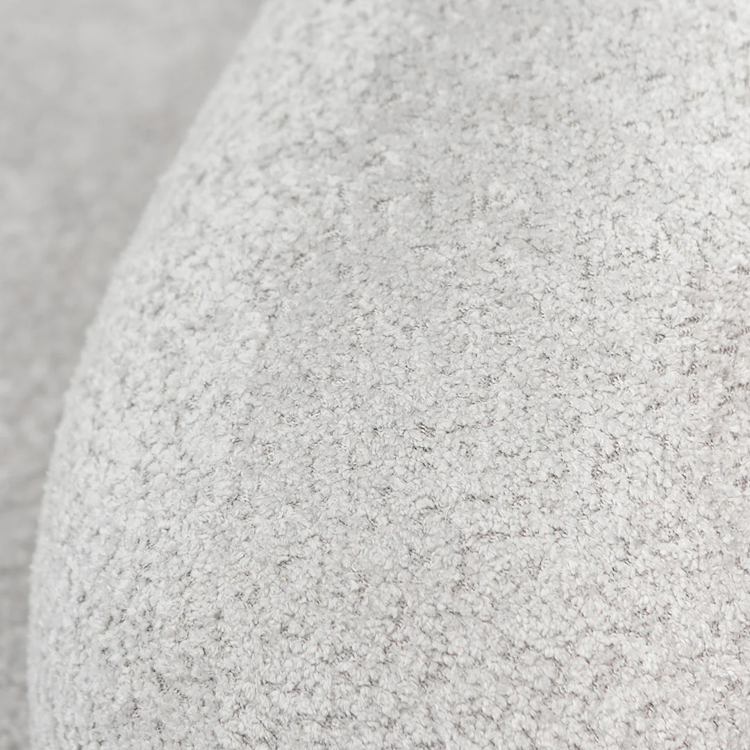 Moyer 3 Seater Fabric Sofa - Salt White - Image 6