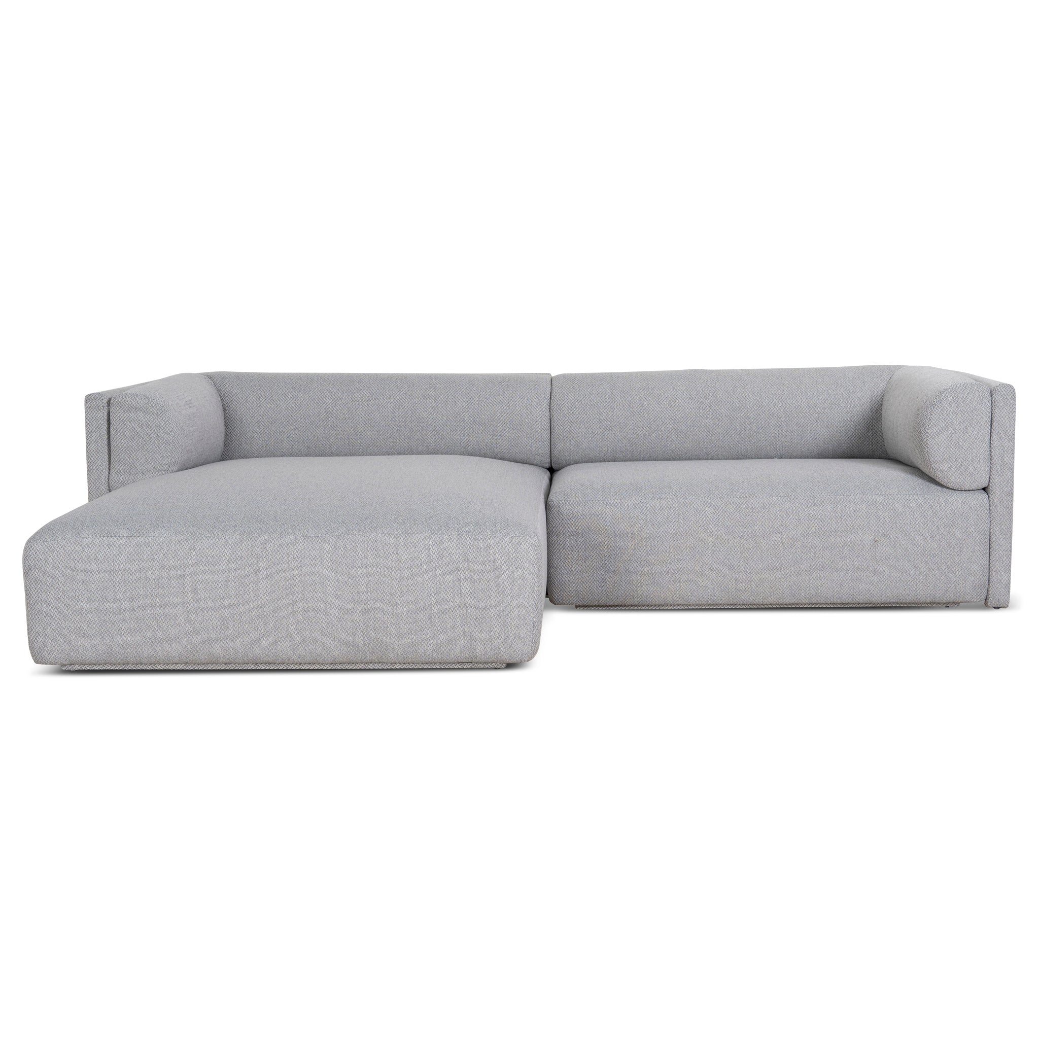 Mullen Left Chaise Sofa - Grey - Image 2