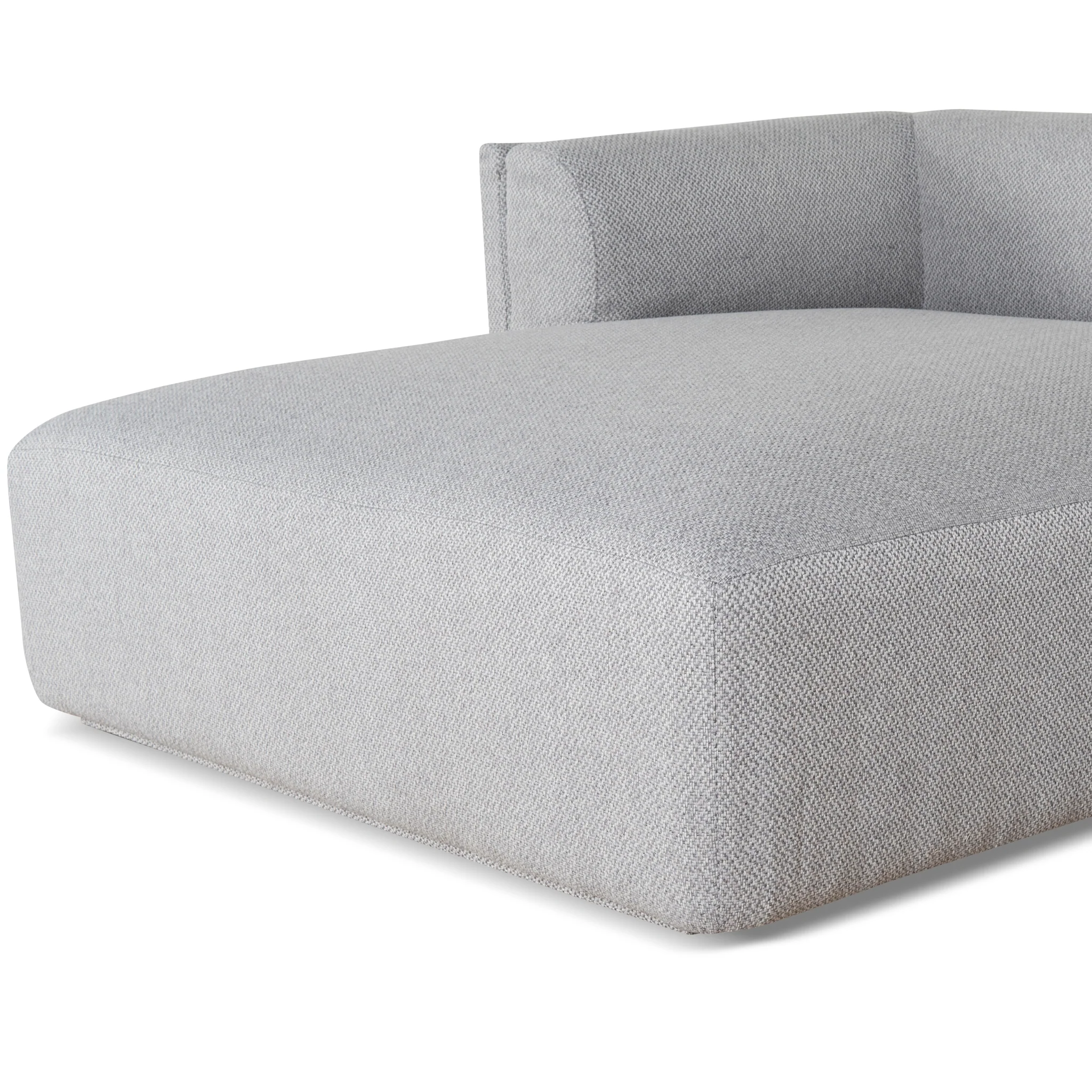 Mullen Left Chaise Sofa - Grey - Image 7