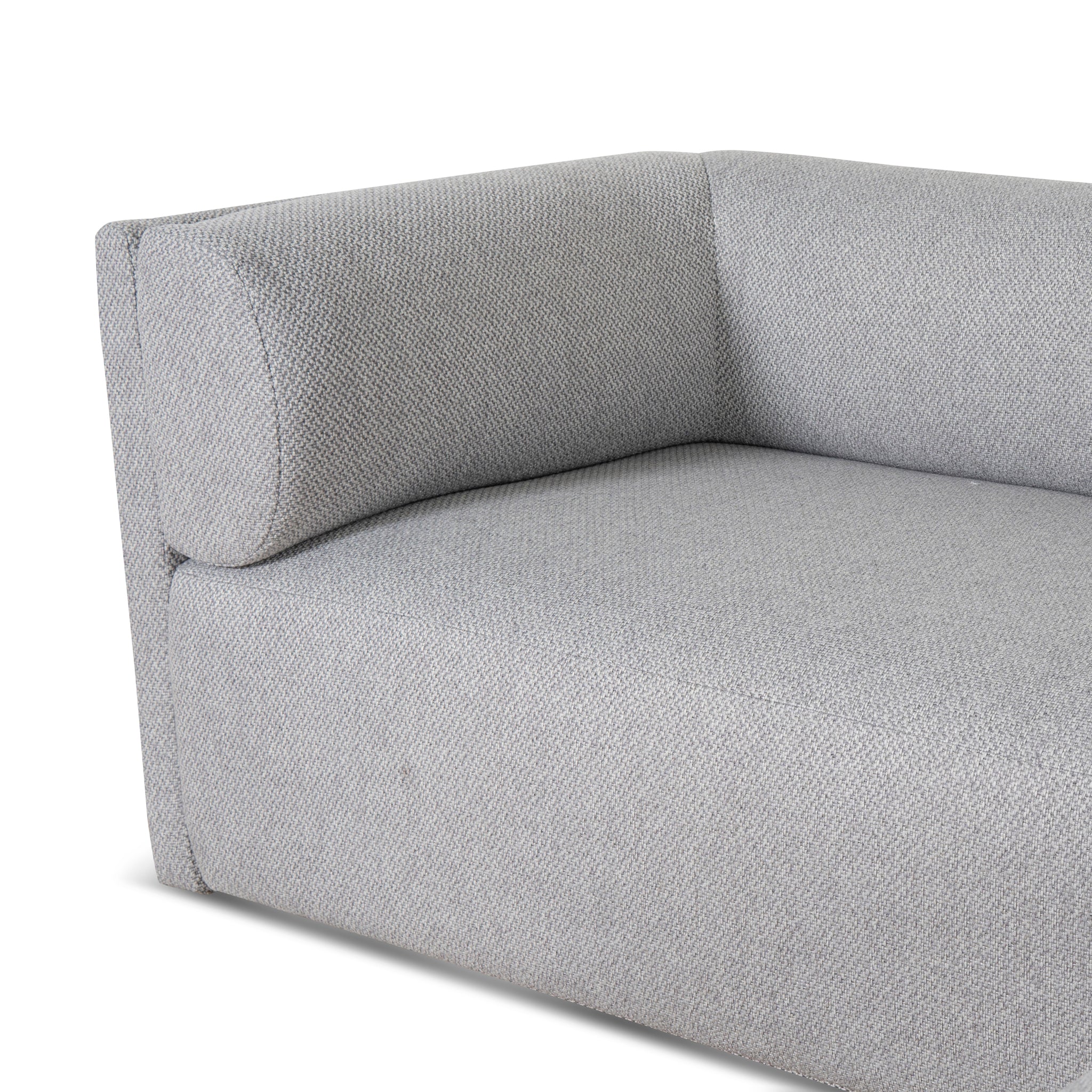 Mullen Right Chaise Sofa - Grey - Image 13