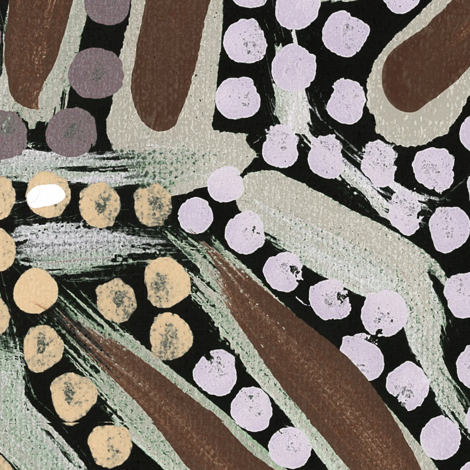 My Great Great Grandmothers Land, Style A, Warm Earthy Tone, By Azeza Possum - Image 9