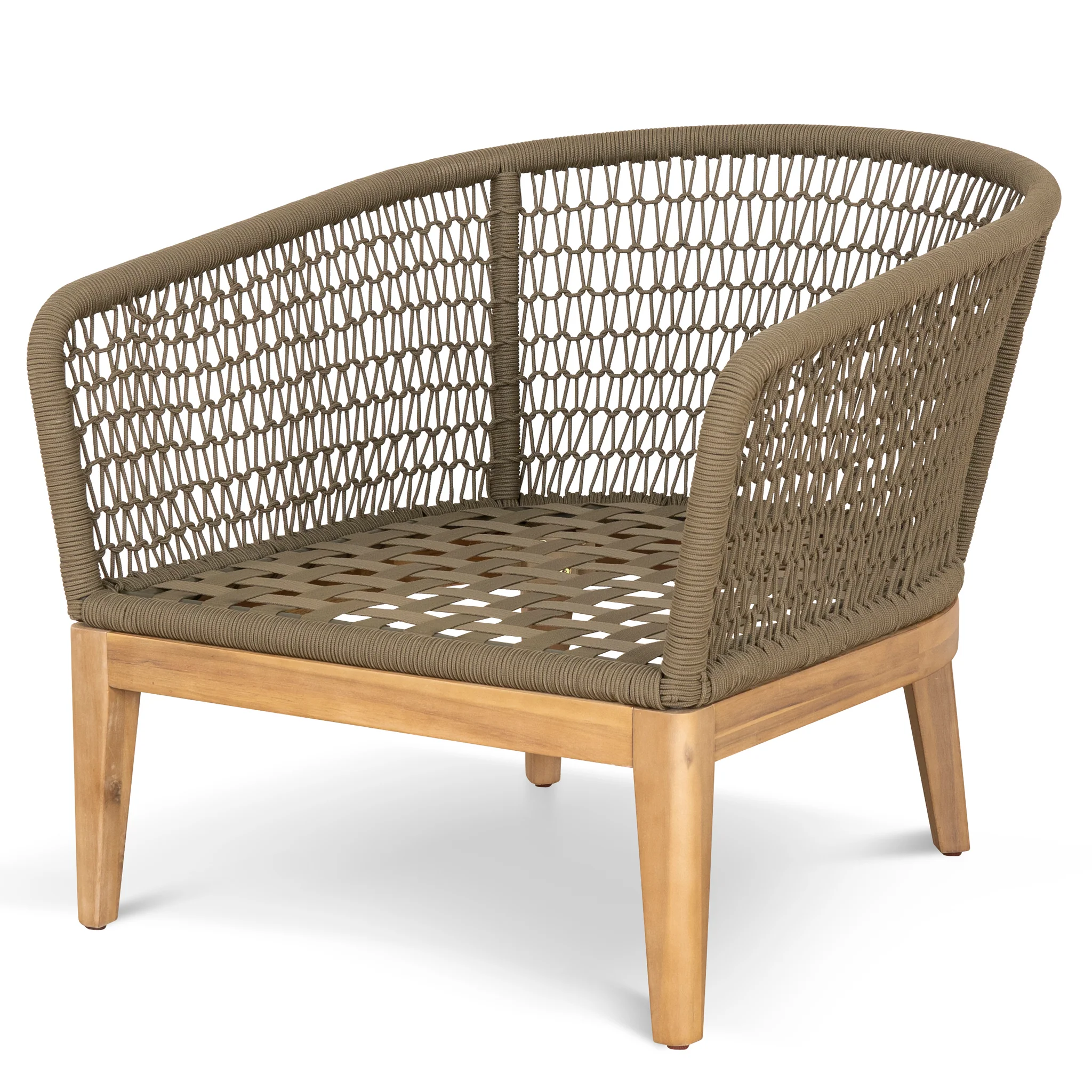 Nafisa 4pcs Outdoor Lounge Set - Royal Stone Green - Image 25