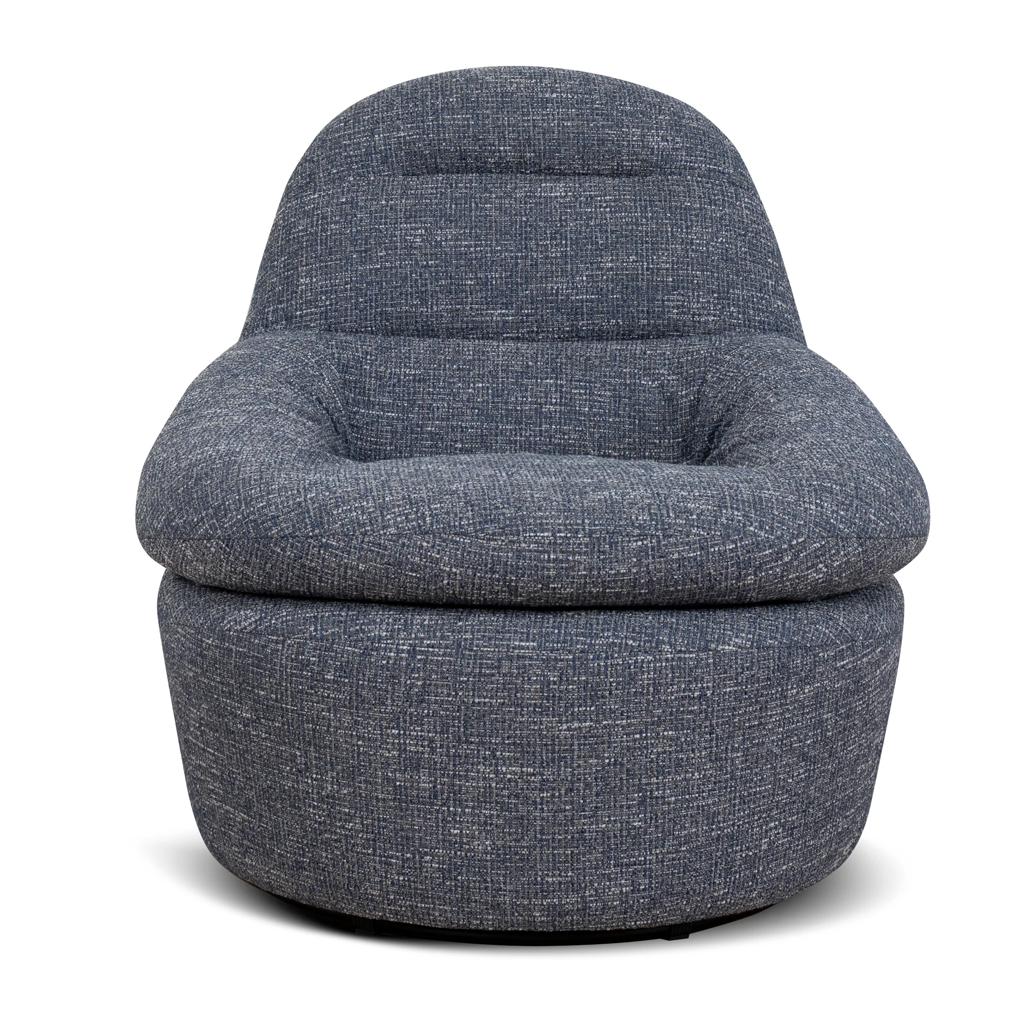 Nalini Swivel Lounge Chair - Prussian Blue - Image 2