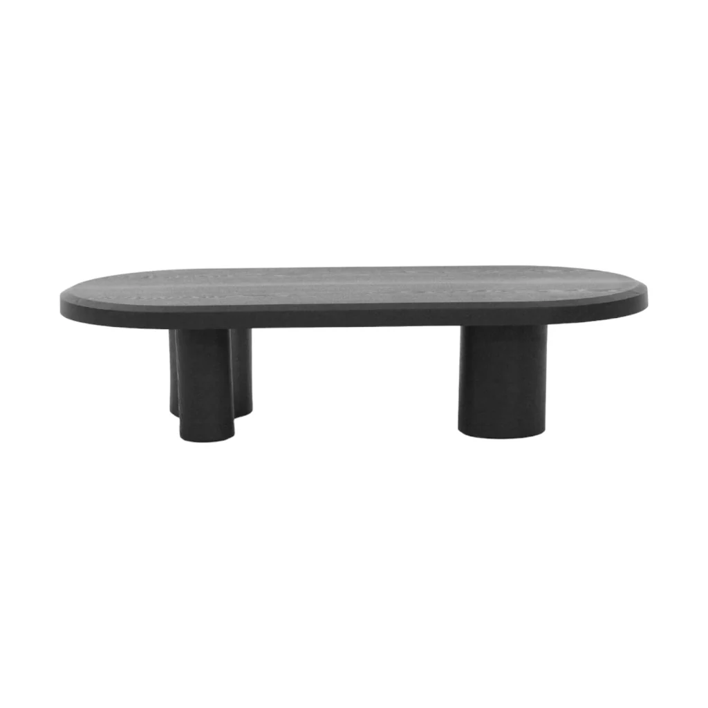 Nasim 1.5m Coffee Table - Full Black - Image 4