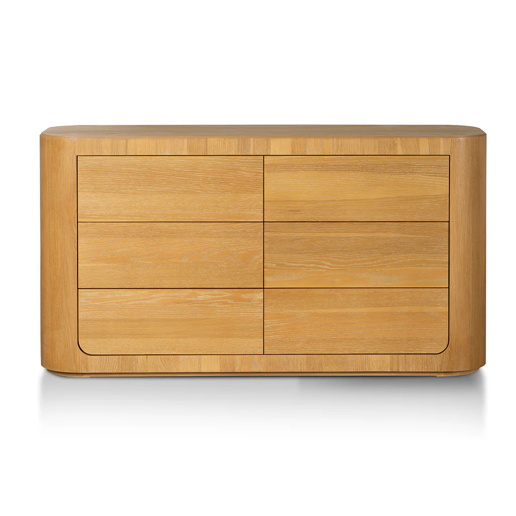 Navin 1.6m Dresser Unit - Dusty Oak - Image 2