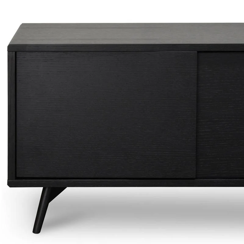 Nelson 2.4m TV Entertainment Unit - Black Oak - Image 8