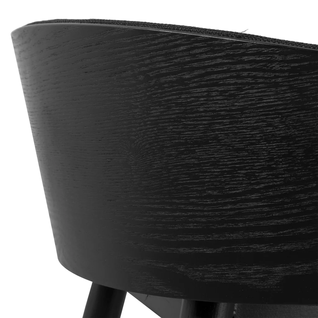 Nicholas 65cm Bar Stool - Full Black - Image 10