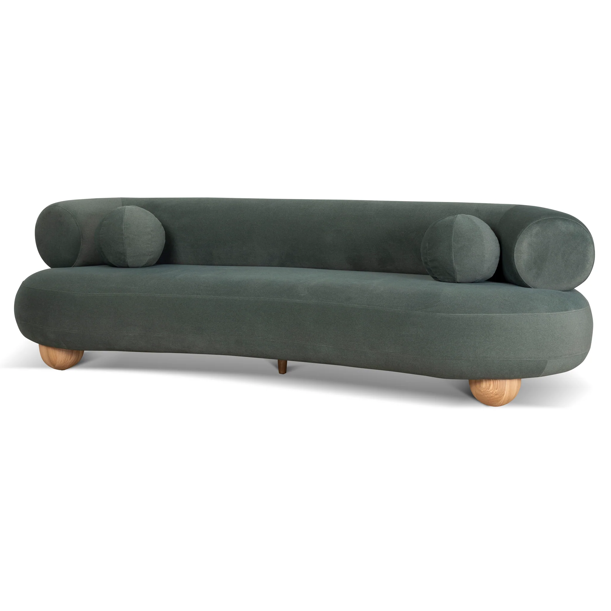 Nimbus 3 Seater Sofa - Burnt Green