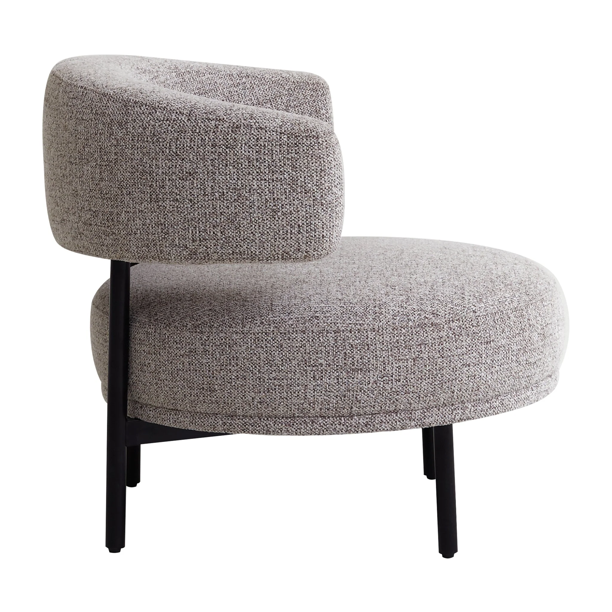 Niva Fabric Armchair - Mountain Grey - Image 3