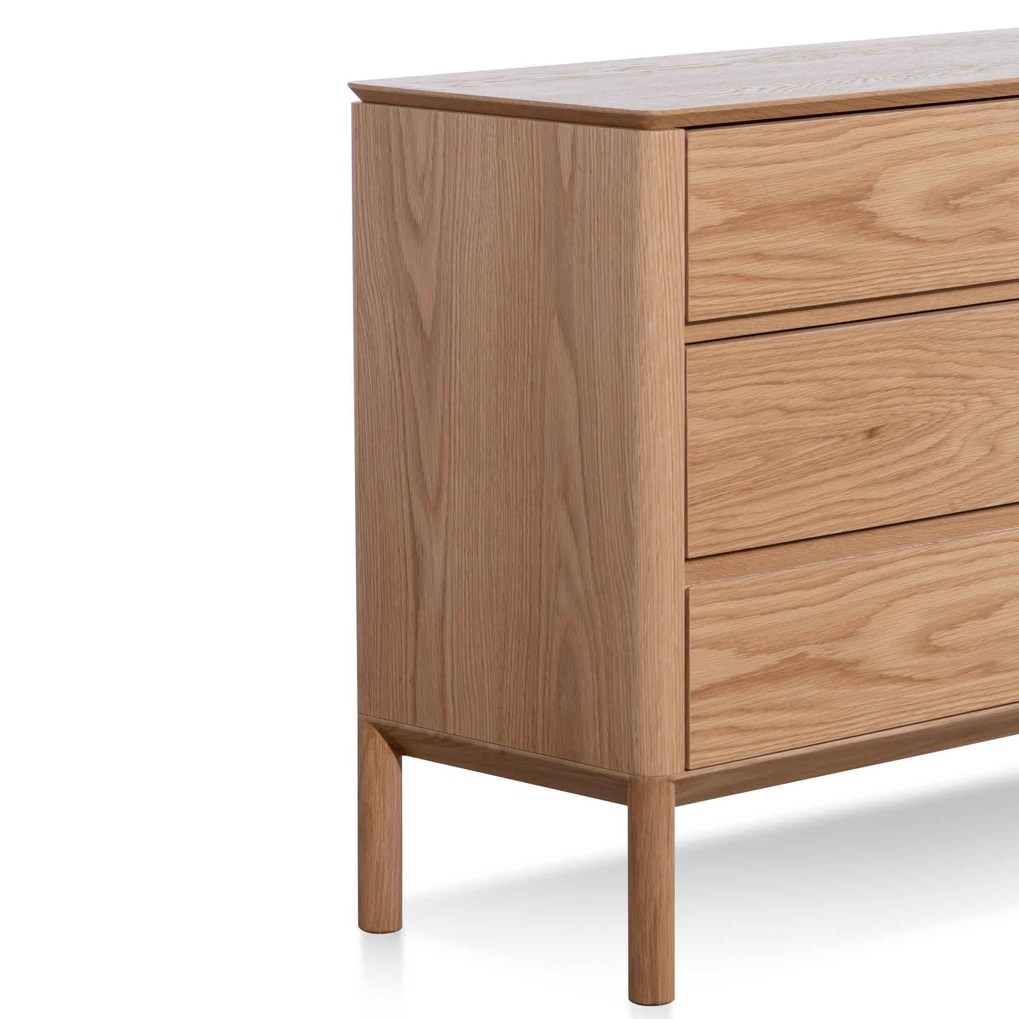 Norris 6 Drawers Wooden Chest - Natural - Image 6