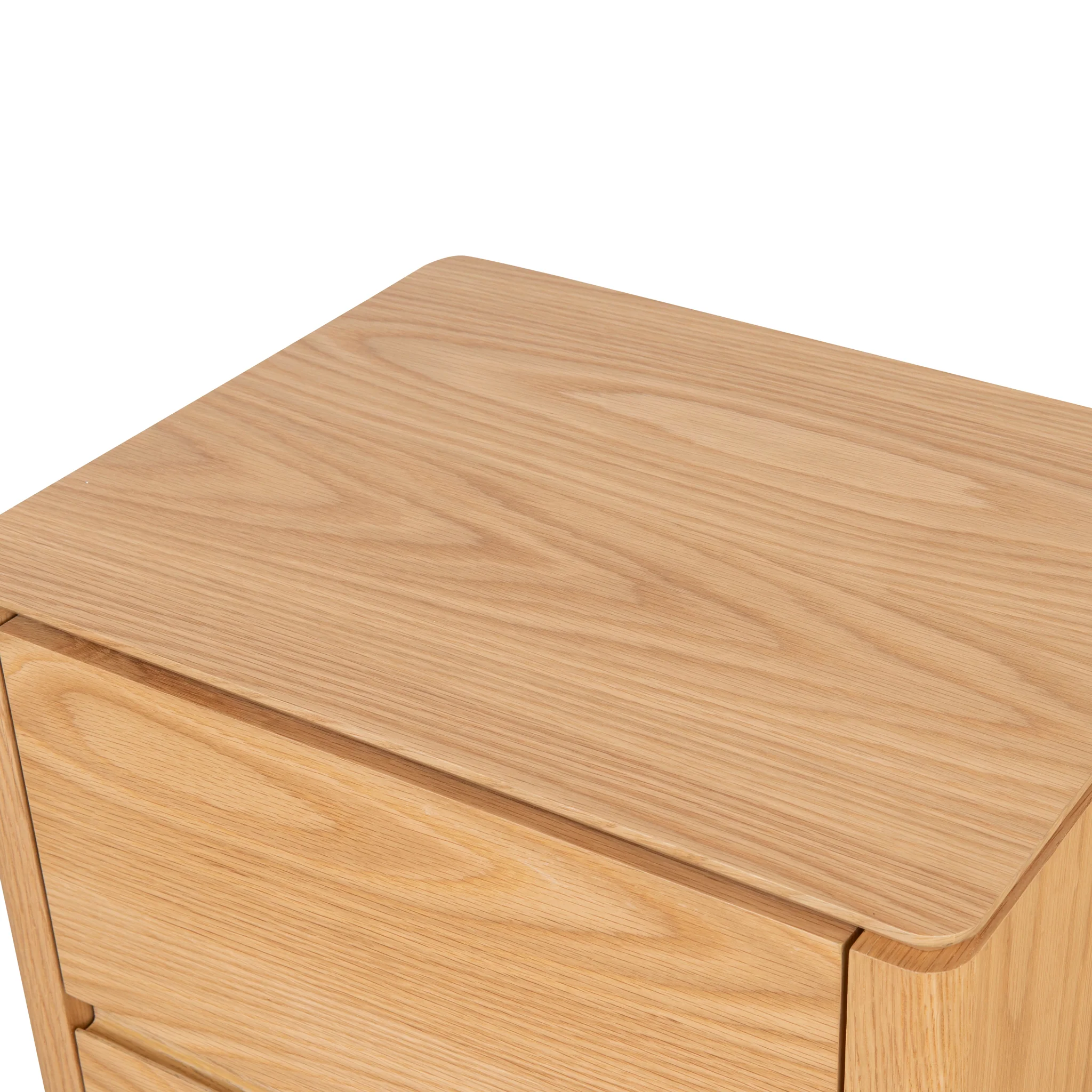 Norris Bedside Table - Natural Oak - Image 16