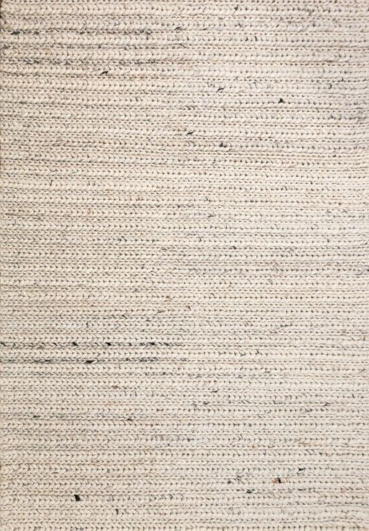Ola Braid 400 x 300 cm New Zealand Wool Rug - Speckled Grey