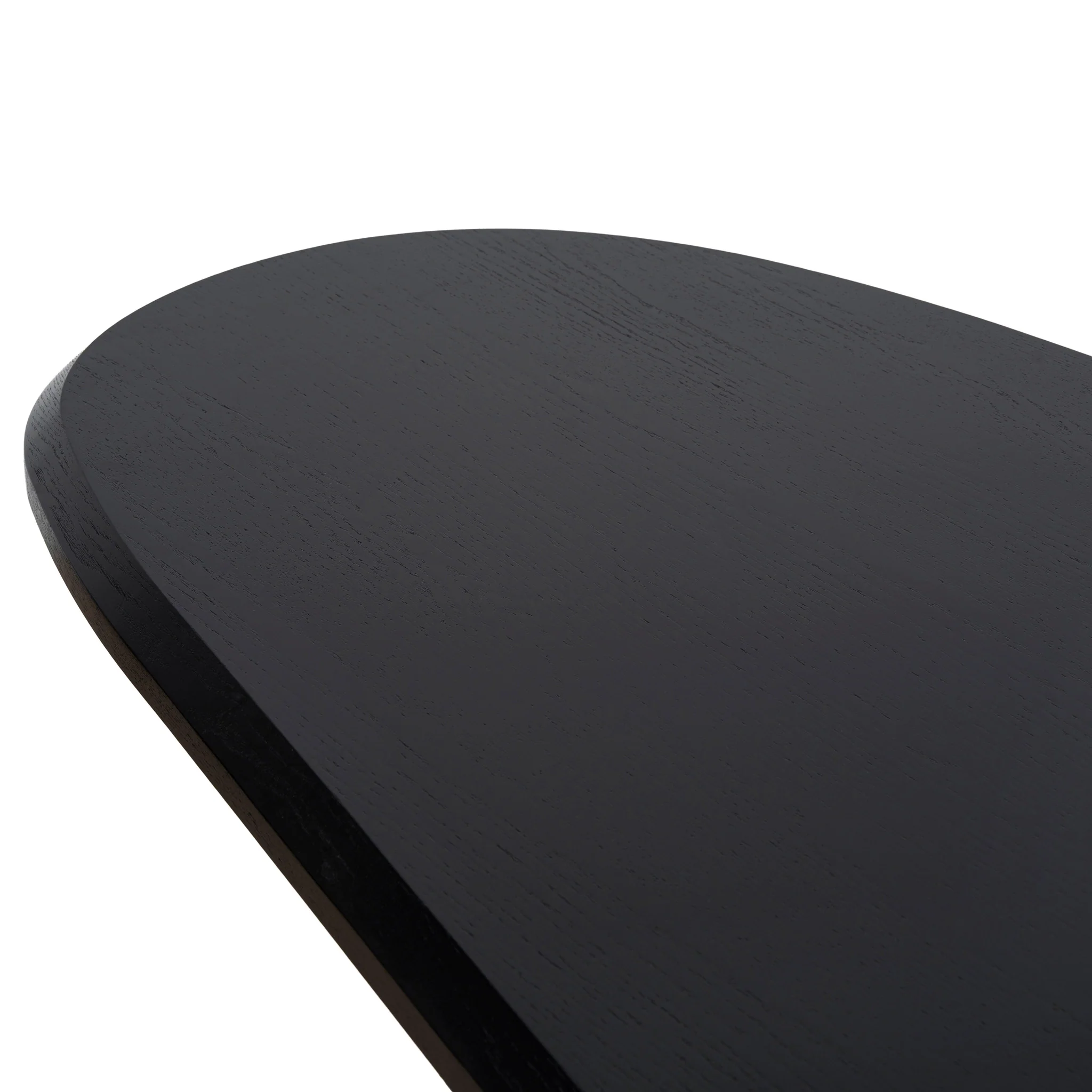 Olanta 2.1m Oval Dining Table - Full Black - Image 11