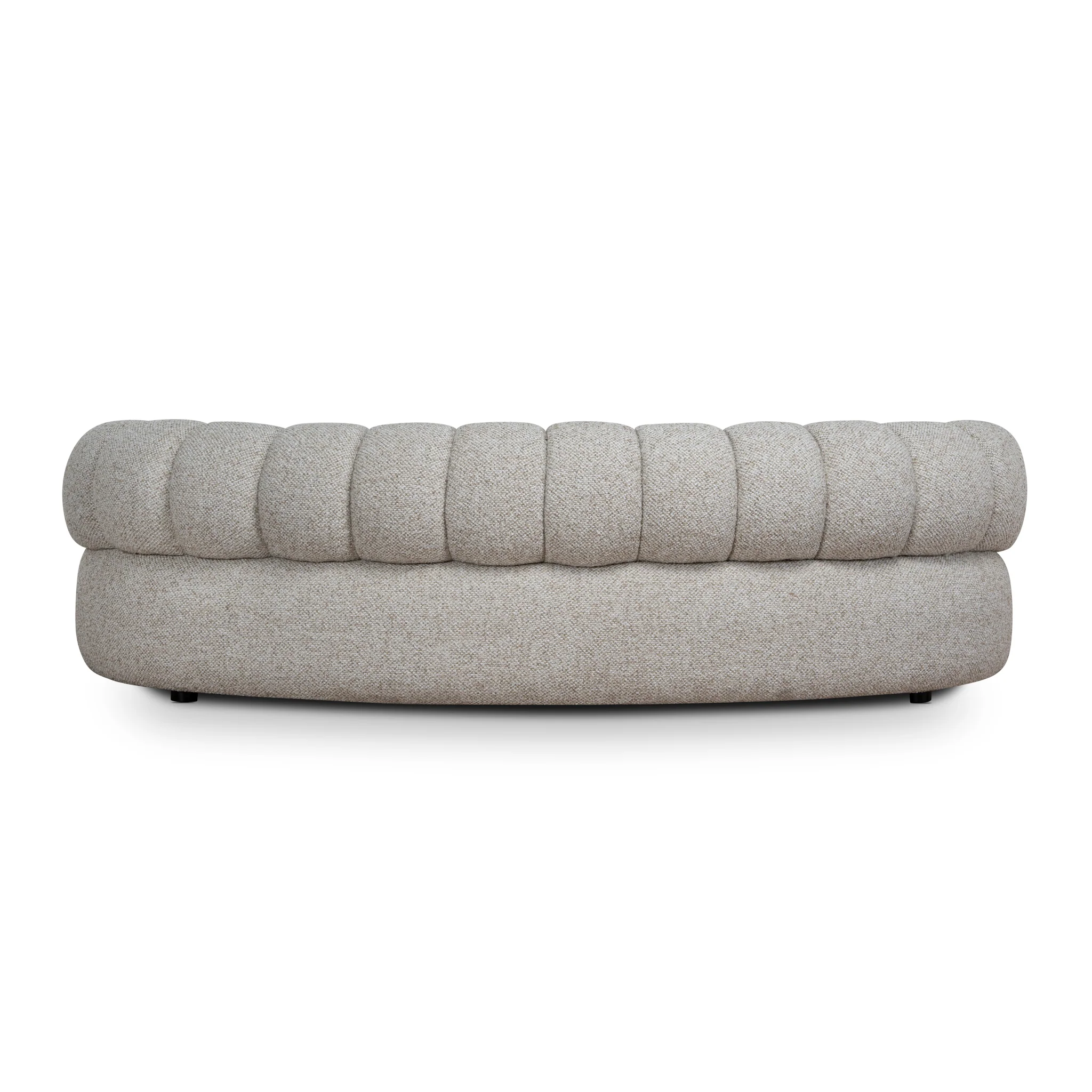 Opaline 3 Seater Sofa - Turtledove Grey - Image 4