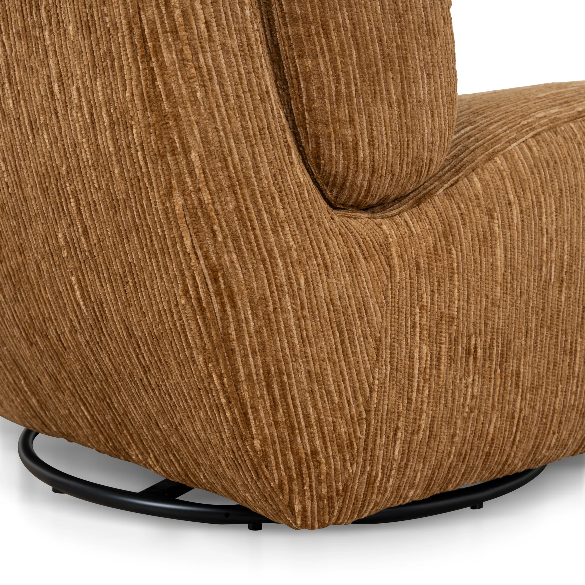 Opulence Swivel Lounge Chair - Honey Gold - Image 14