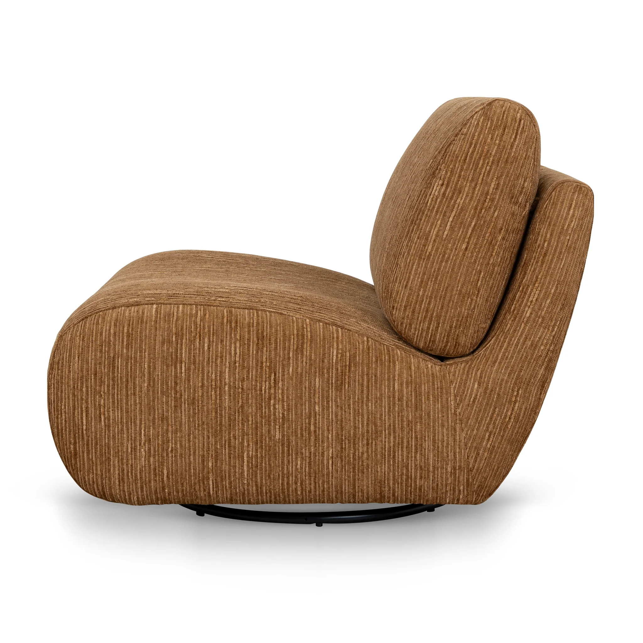 Opulence Swivel Lounge Chair - Honey Gold - Image 3